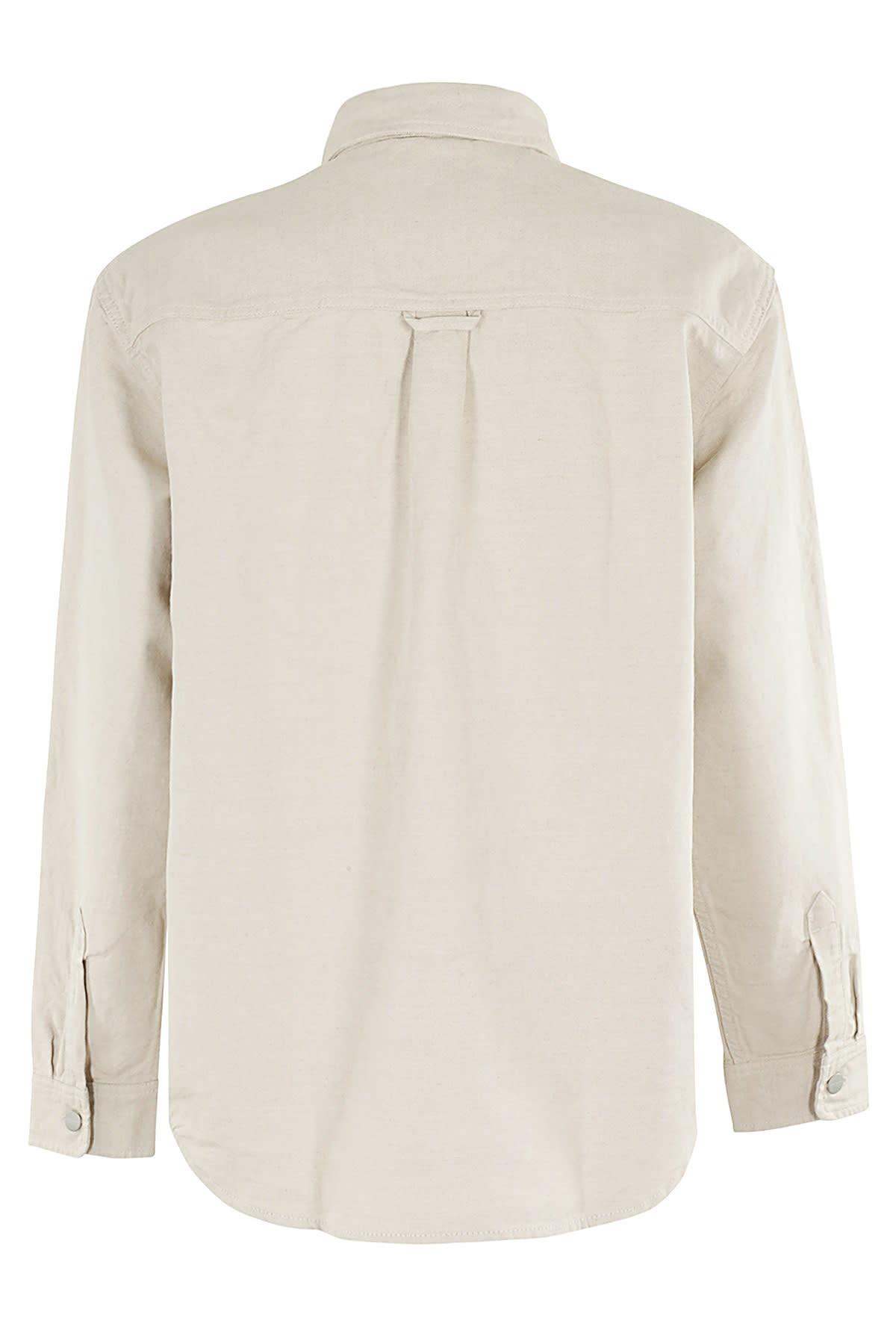 Carhartt Walter Cotton And Linen-blend Canvas Shirt Jacket In Neutral