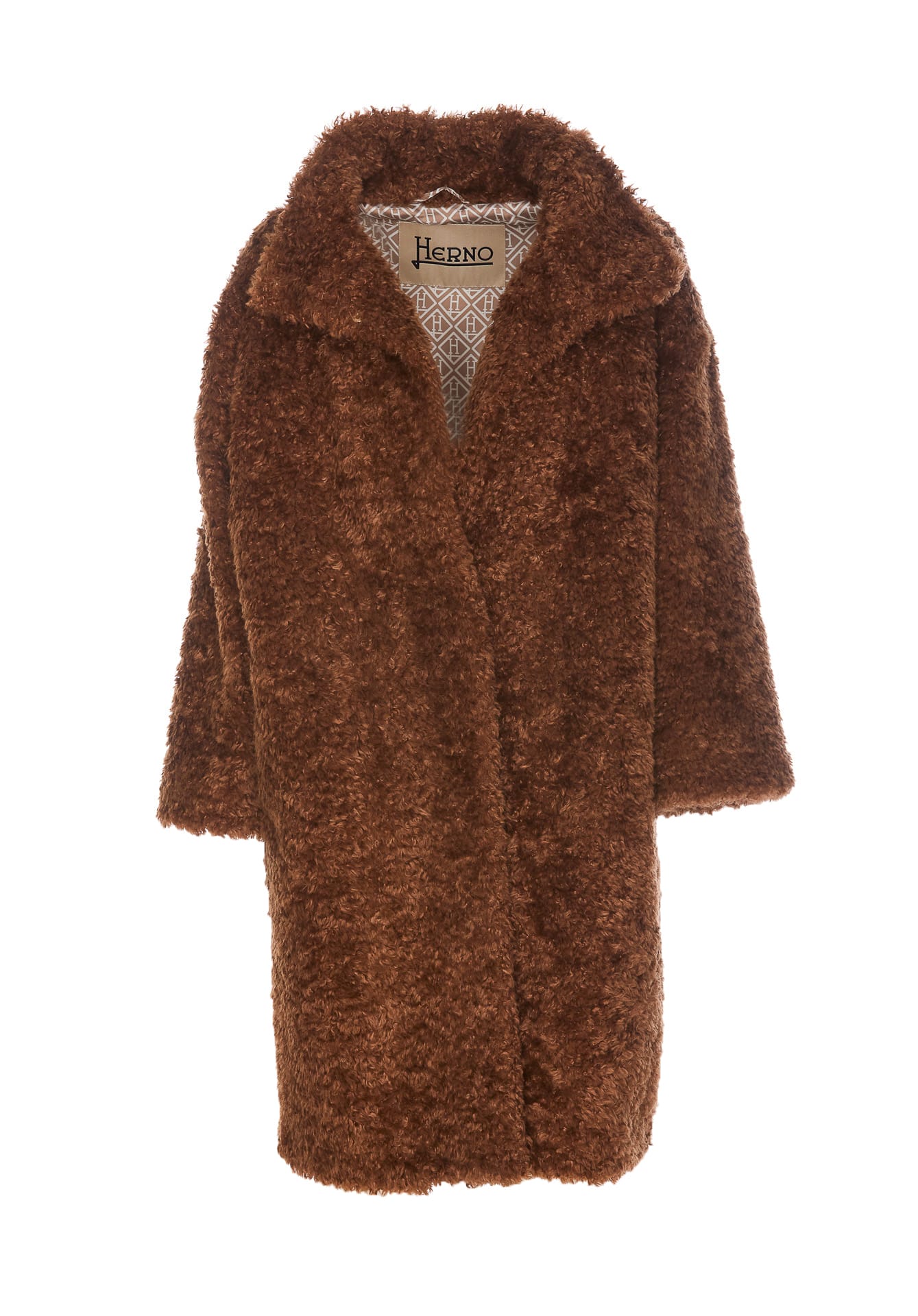 Curly Faux Fur Coat