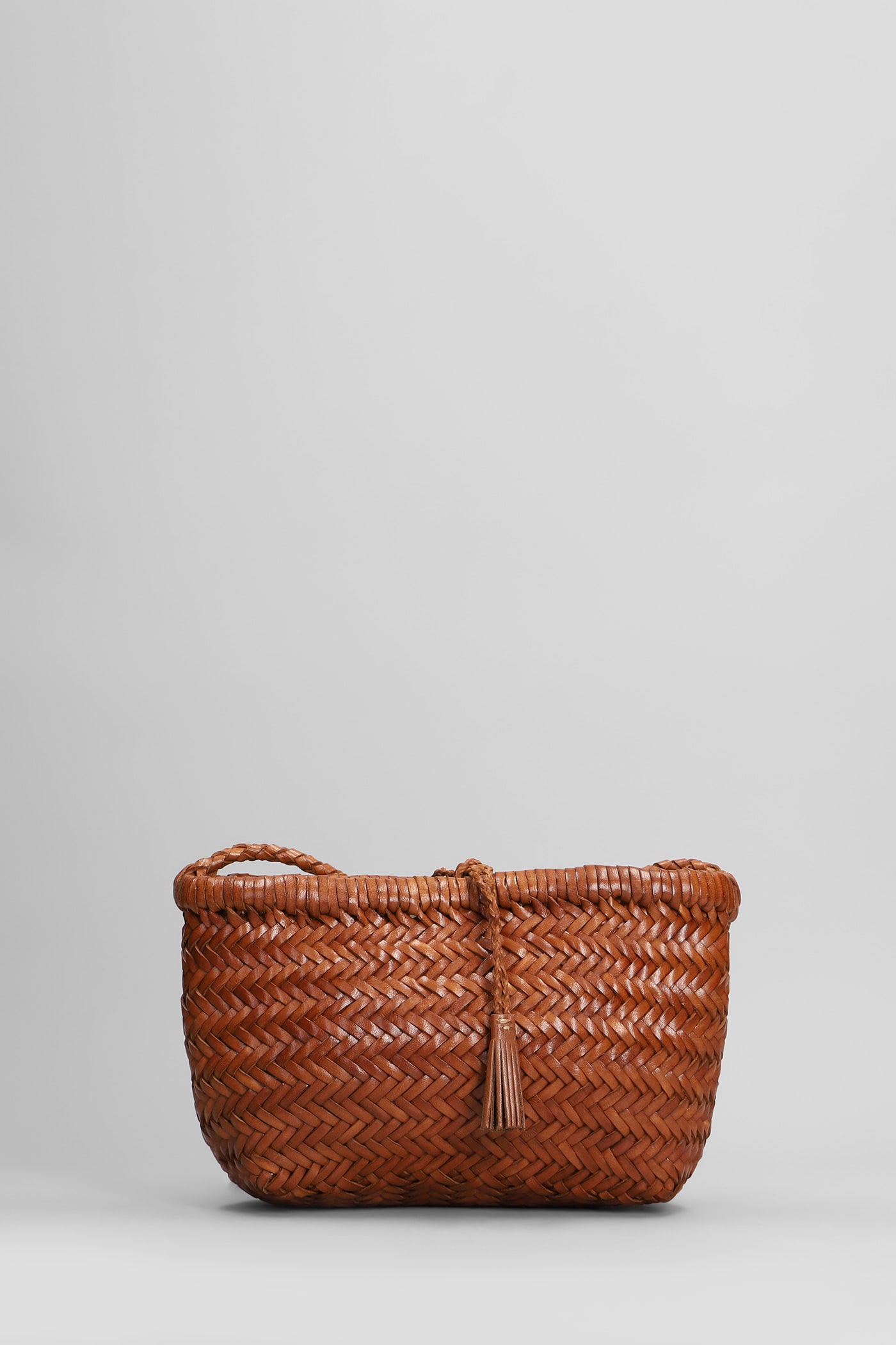 Dragon Diffusion Mini Minsu Leather Shoulder Bag In Leather Color