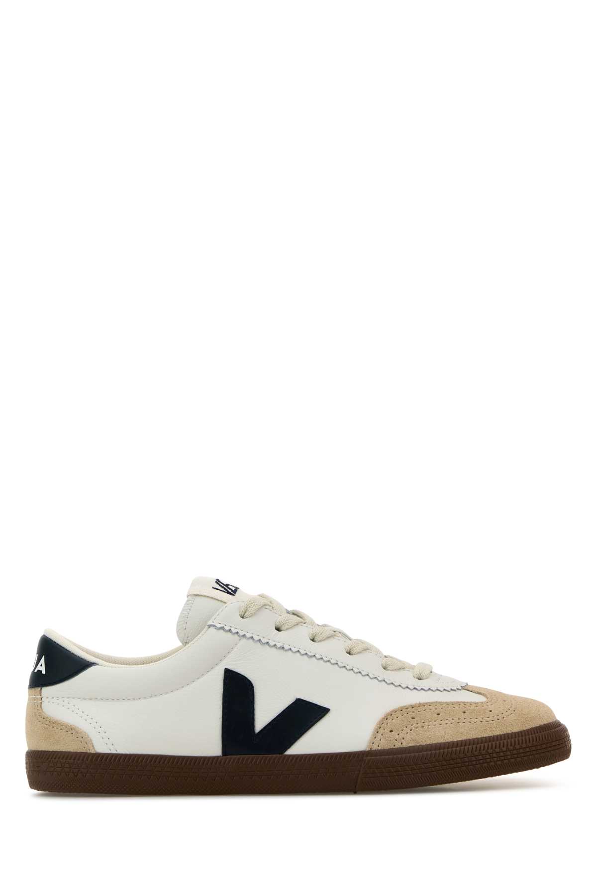 White Leather Volley O. t. Sneakers