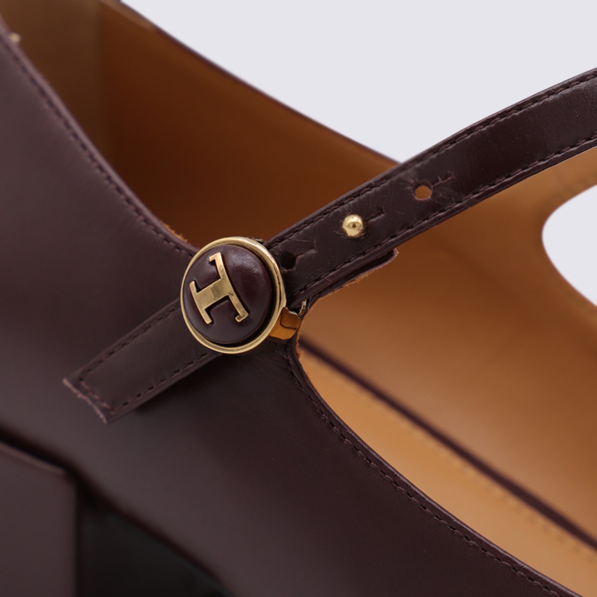 Tod's Scarpe Con Tacco Kraft Chiaro In Brown