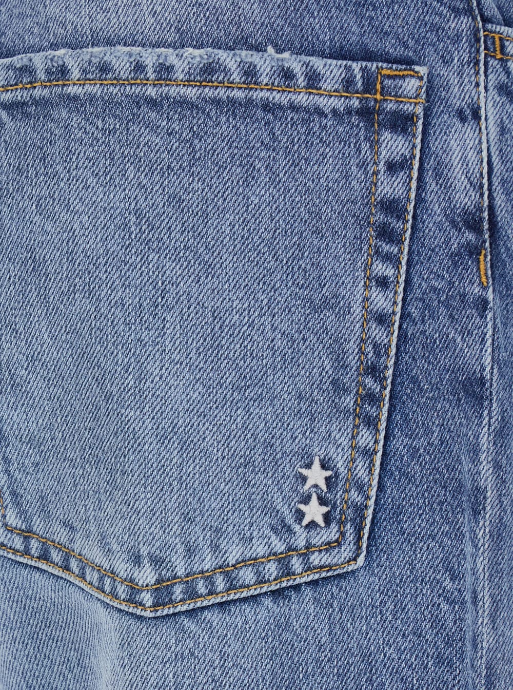 Icon Denim Straight Buttoned Jeans In Light Blue