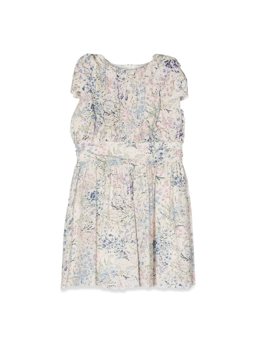 Simonetta Kids' Sm Dress In Multicolour