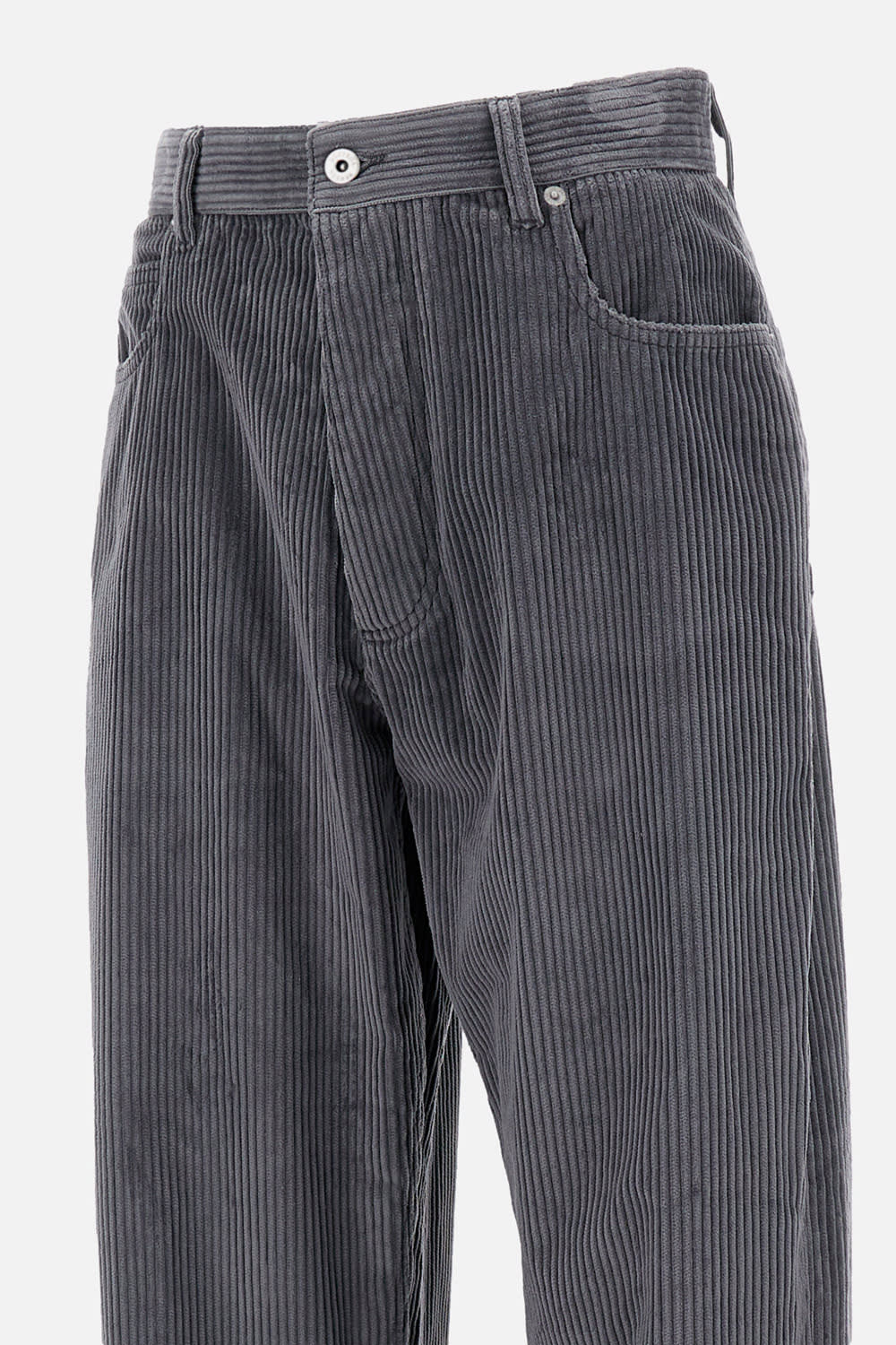 Bottega Veneta Corduroy Trousers In Brown