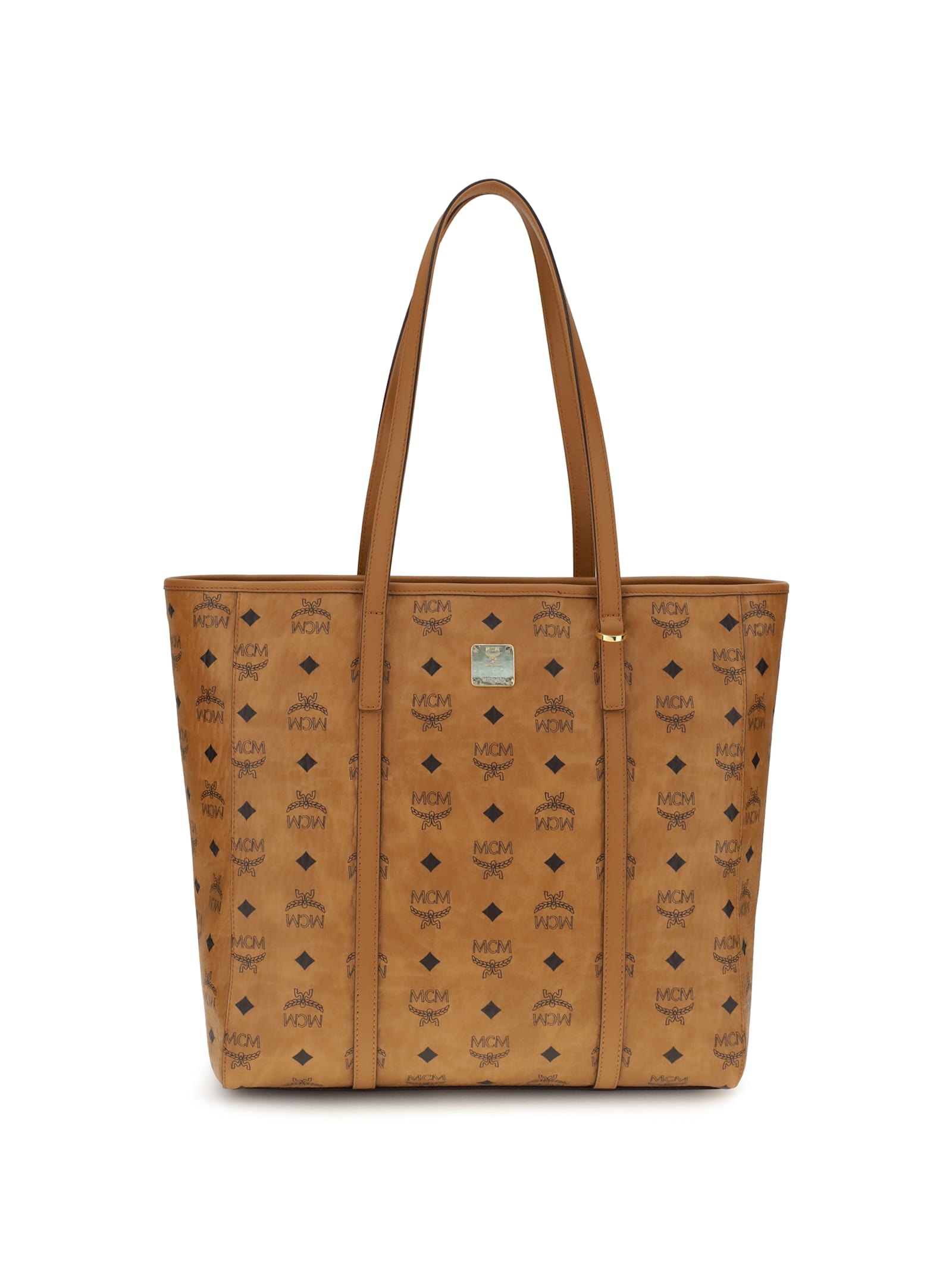 Mcm Logo-print Tote Bag