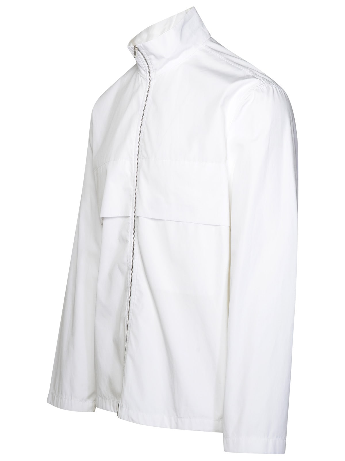 Shop Jil Sander White Cotton Jacket