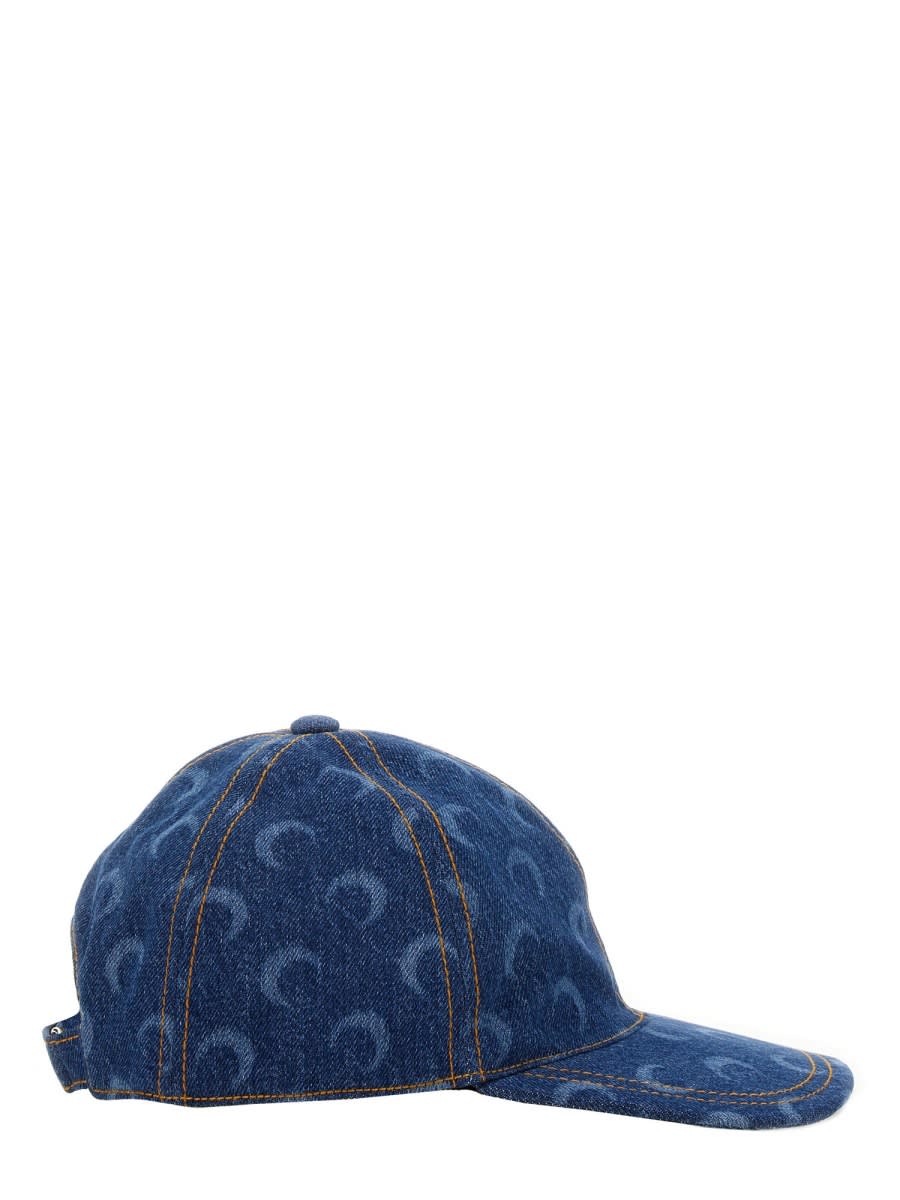 Marine Serre Moon Laser Baseball Hat In Blue