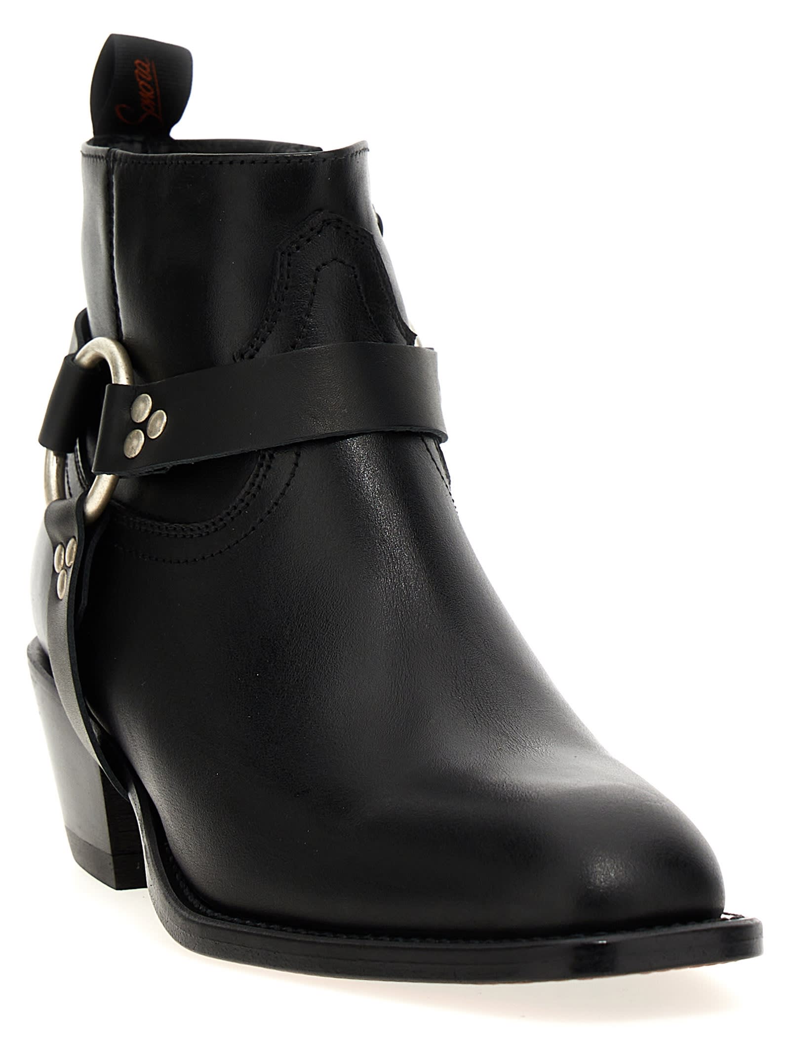 Shop Sonora Dulce Belt Ankle Boots In Black