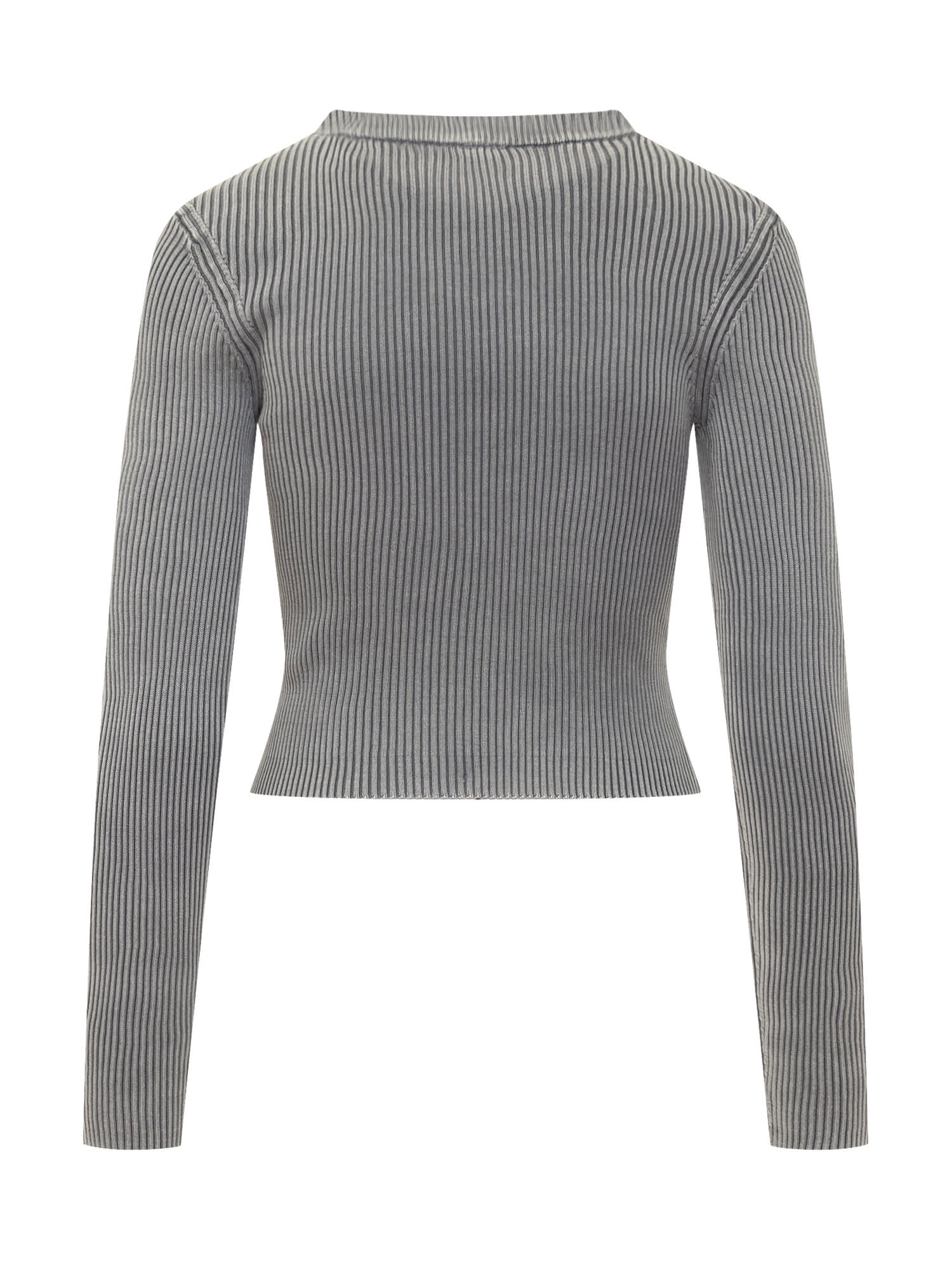 Shop Diesel Oval D Sweater In Azzurro