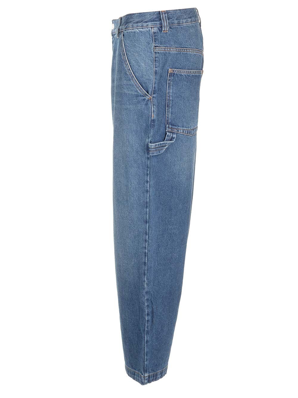 Shop Isabel Marant Jorama Baggy Fit Jeans In Blue