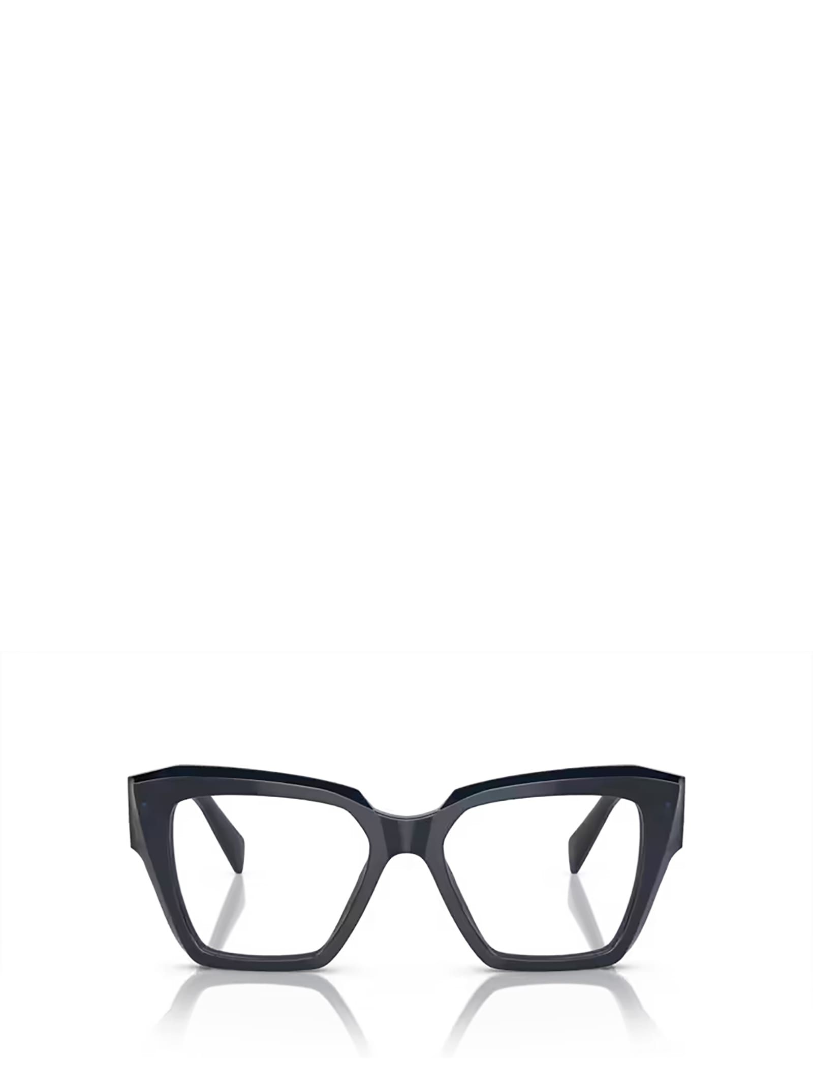 Prada Pr 09zv Blue Transparent Glasses