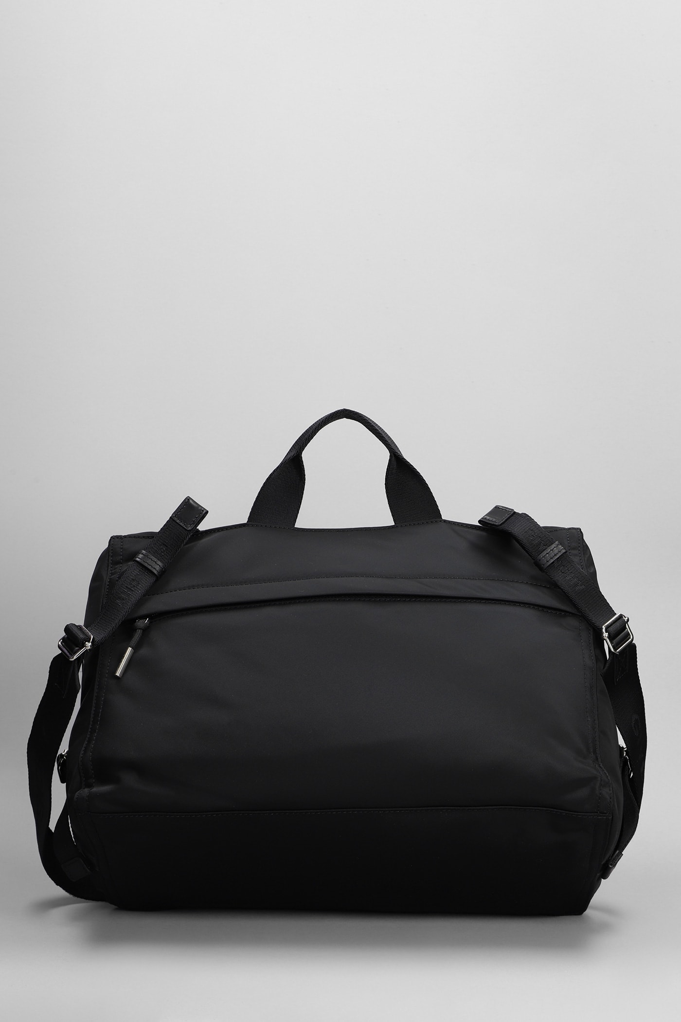 Shop Givenchy Pandora Bag M Shoulder Bag In Black Polyamide