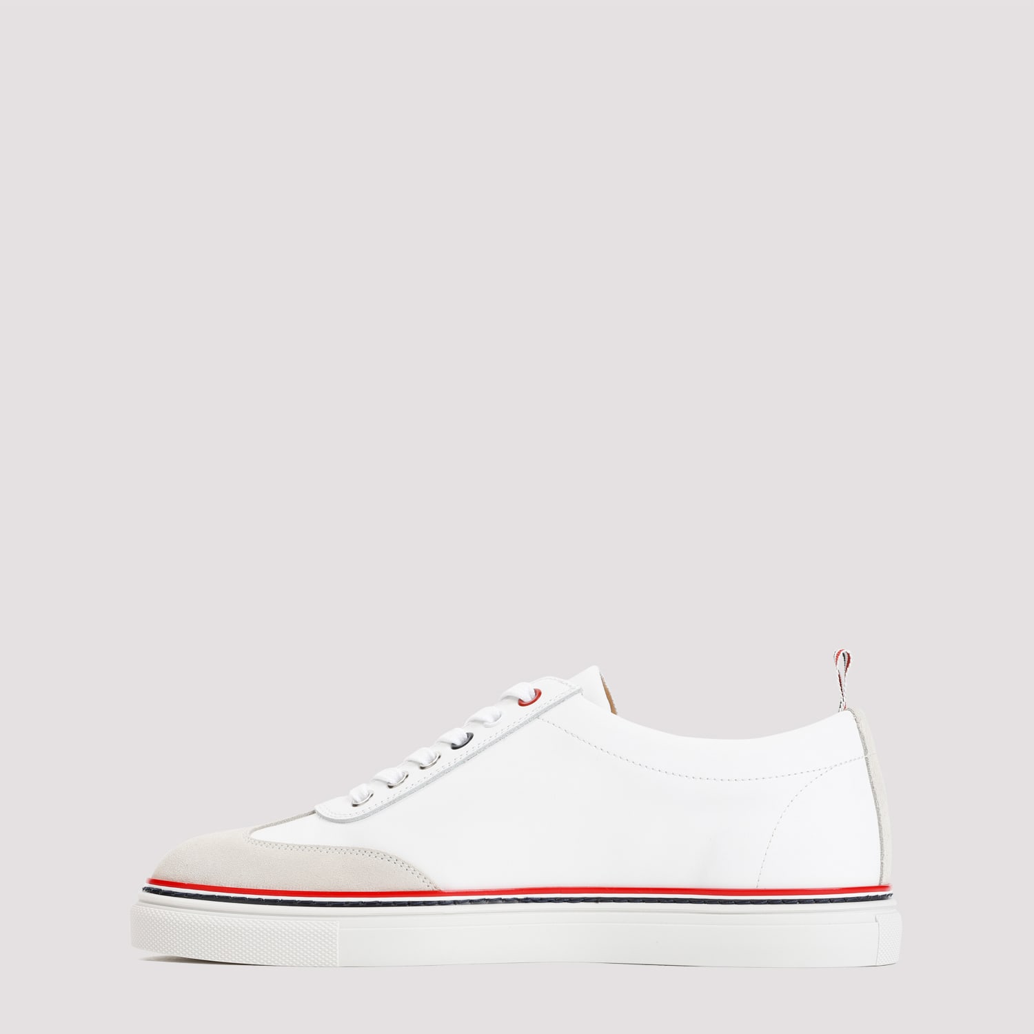 Shop Thom Browne Lo-top Trainer In White