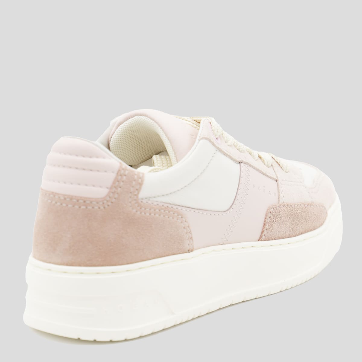 Hogan Women's Chamallow Nappa And Suede Sneakers In Beige