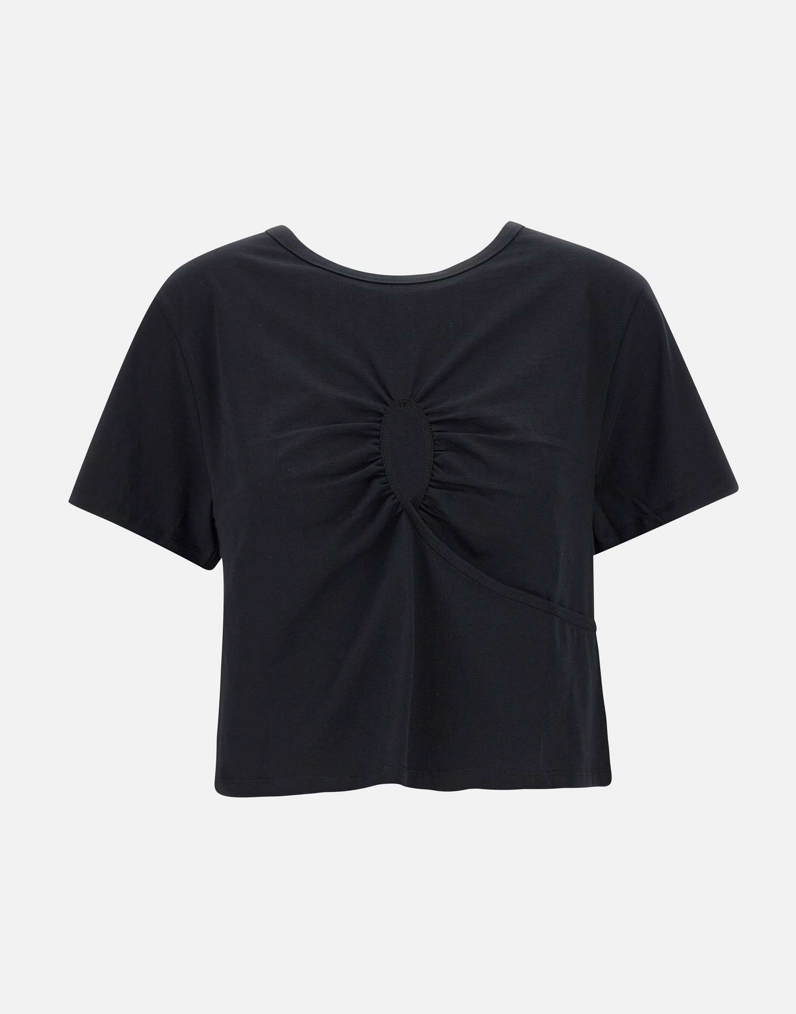 Shop Iro Teji Cotton Sweater In Black