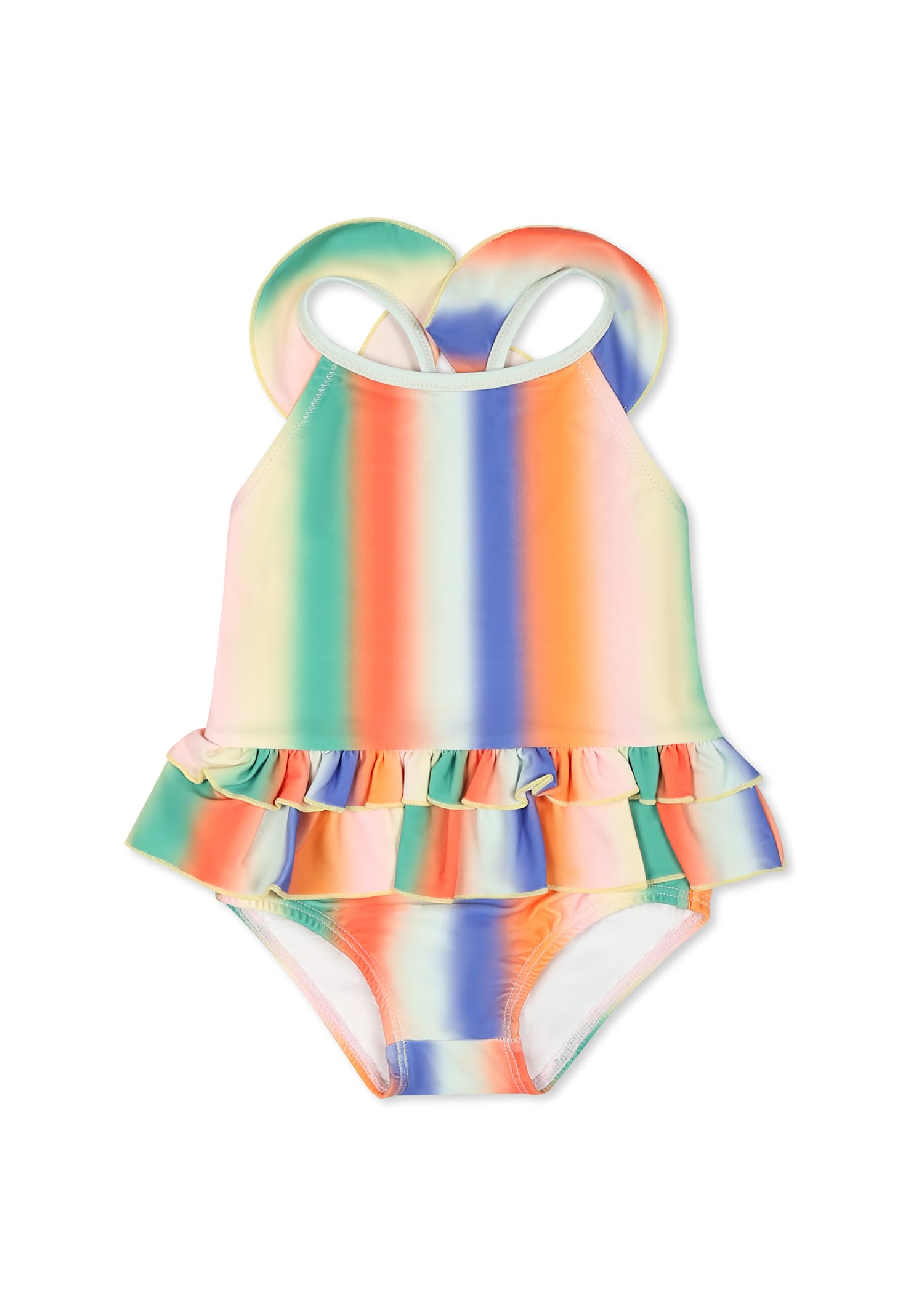 Molo Multicolor Swimsuit For Baby Girl In Multicolor
