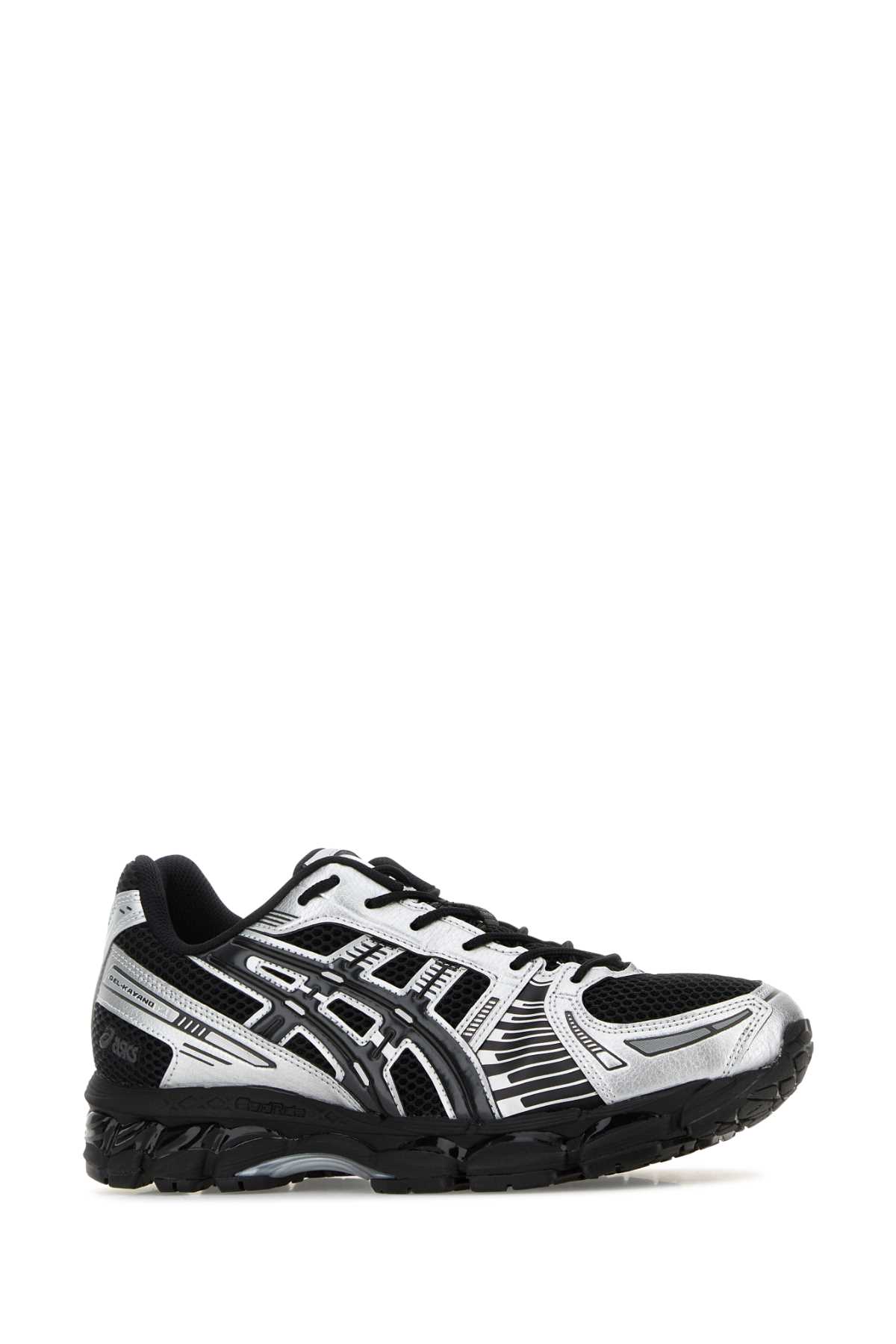 Asics Two-tone Mesh And Rubber Gel-kayano 12.1 Sneakers In Black