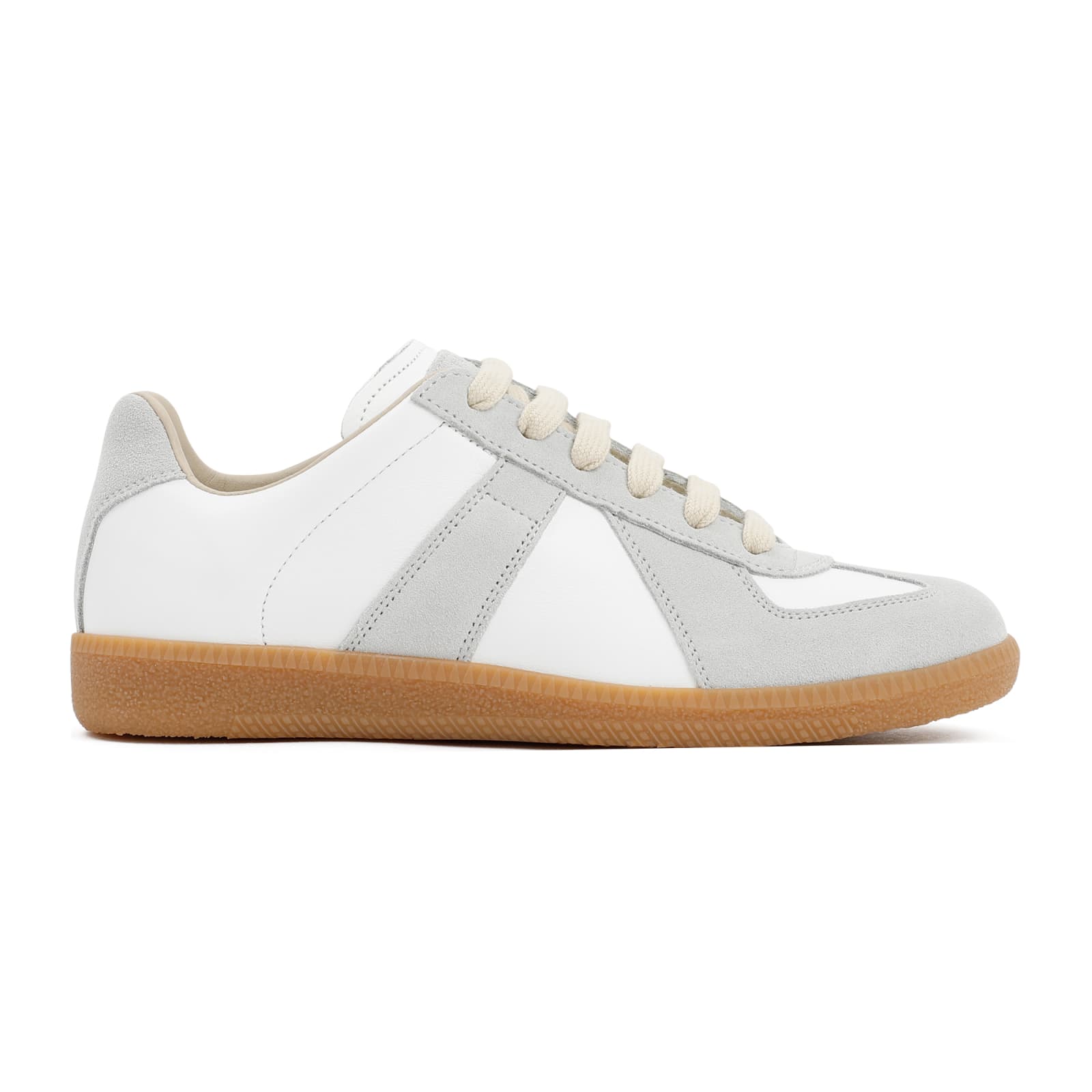 Shop Maison Margiela Replica Sneakers In Dirty White