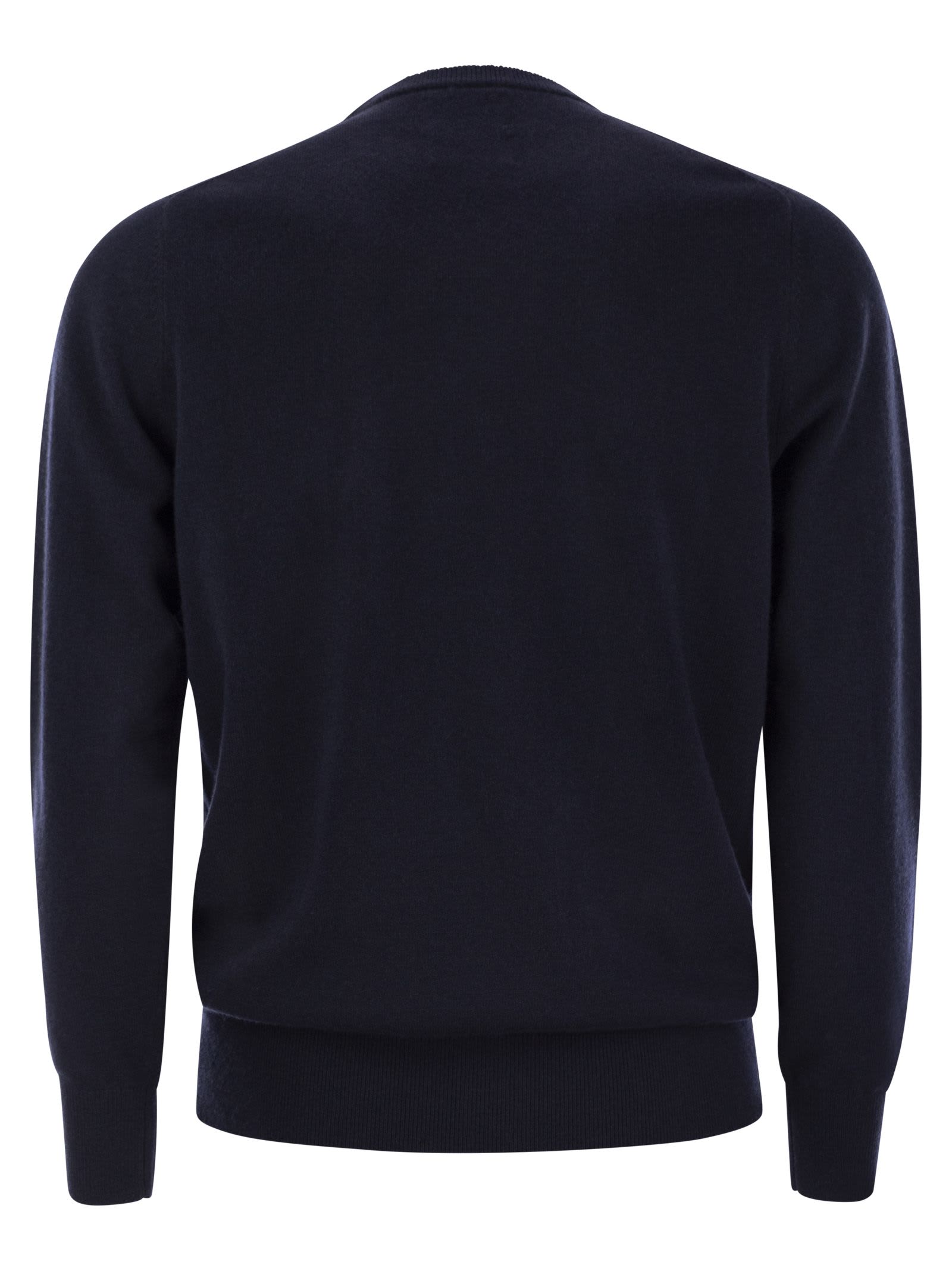 Mc2 Saint Barth Sole, Whisky And You Are In Pole Position Wool And Cashmere Blend Jumper In Blue