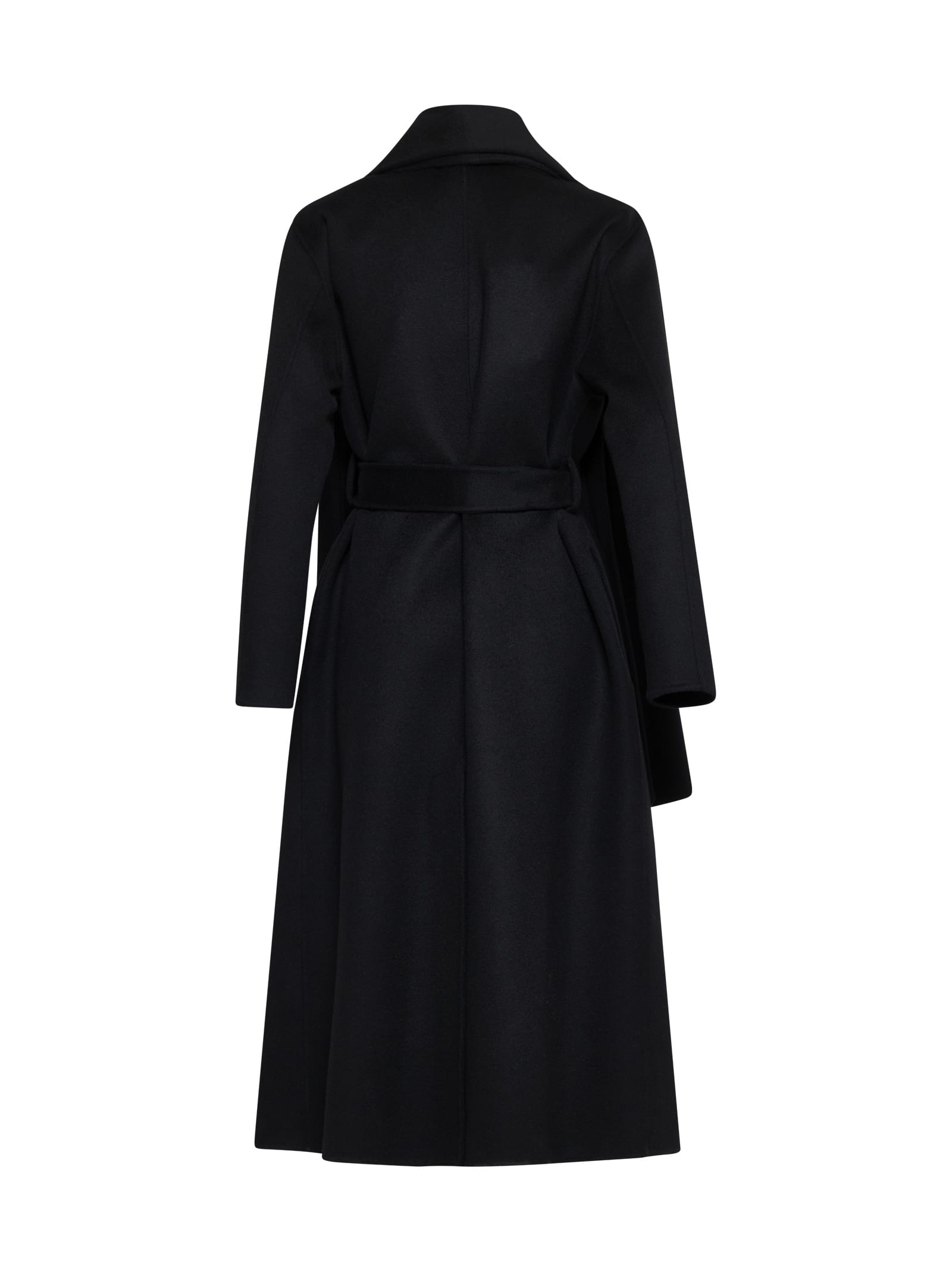 Shop P.a.r.o.s.h Coat In Black