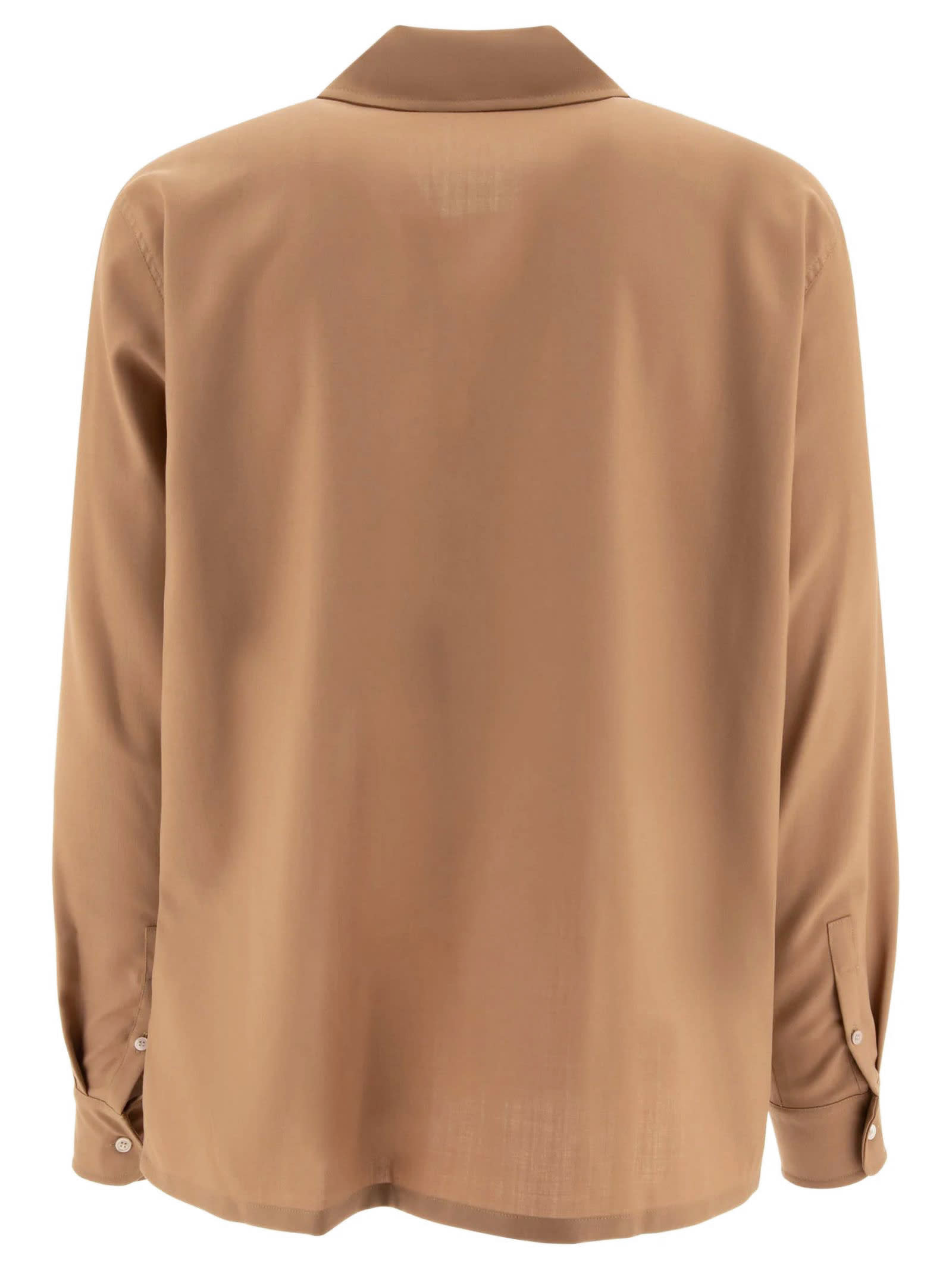 Shop Marni Shirts Beige