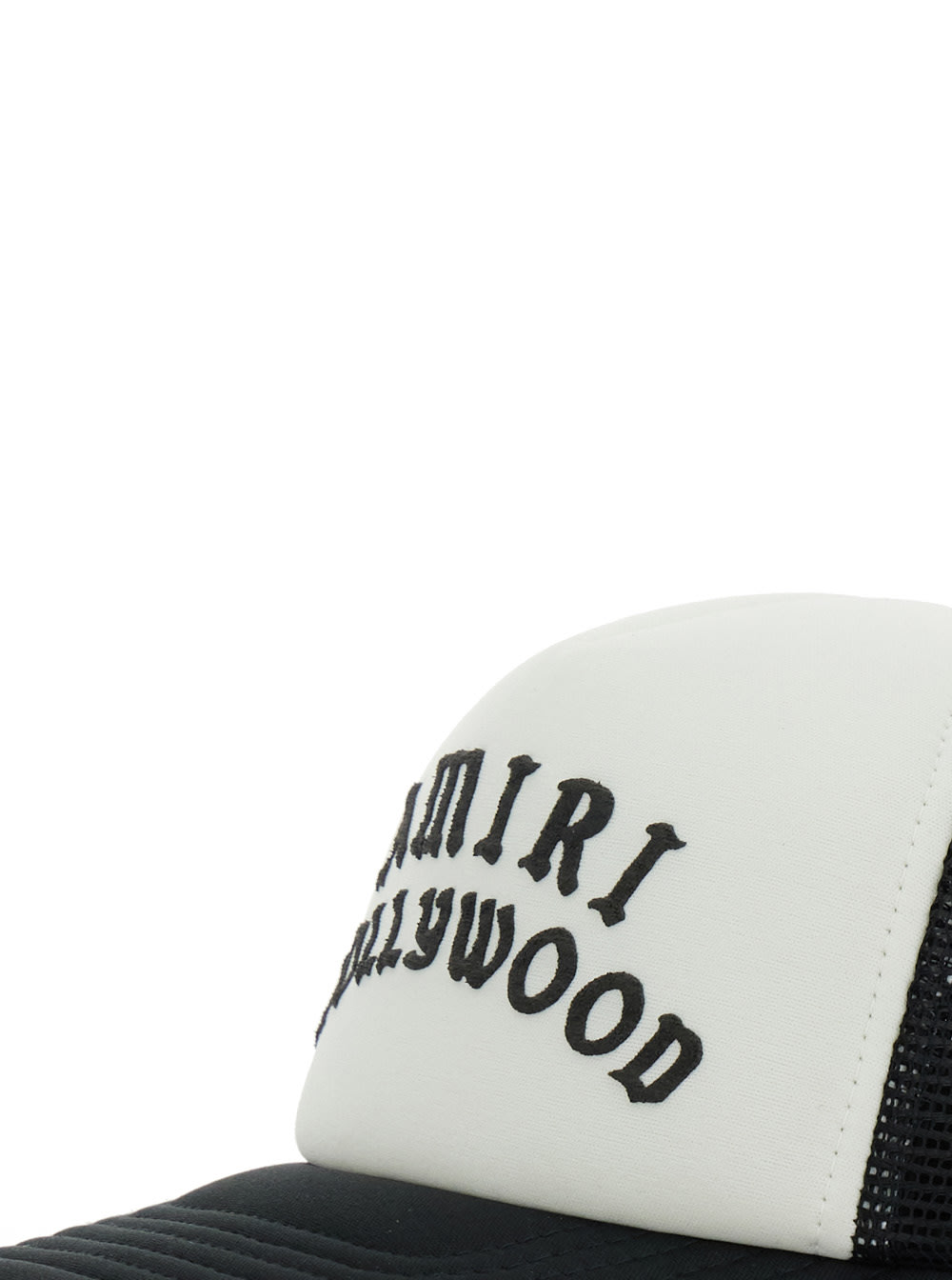 Amiri Black Baseball Cap With Logo Lettering On The Front And Mehs Panels In Cotton Man In Black