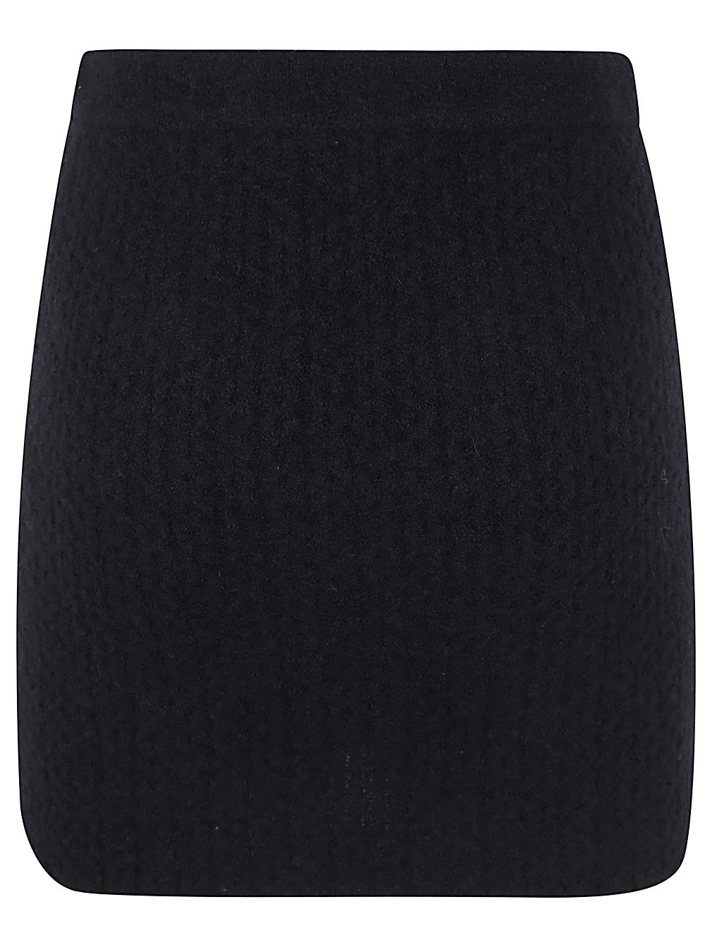 Shop Self-portrait Black Cashmere Blend Knit Skirt