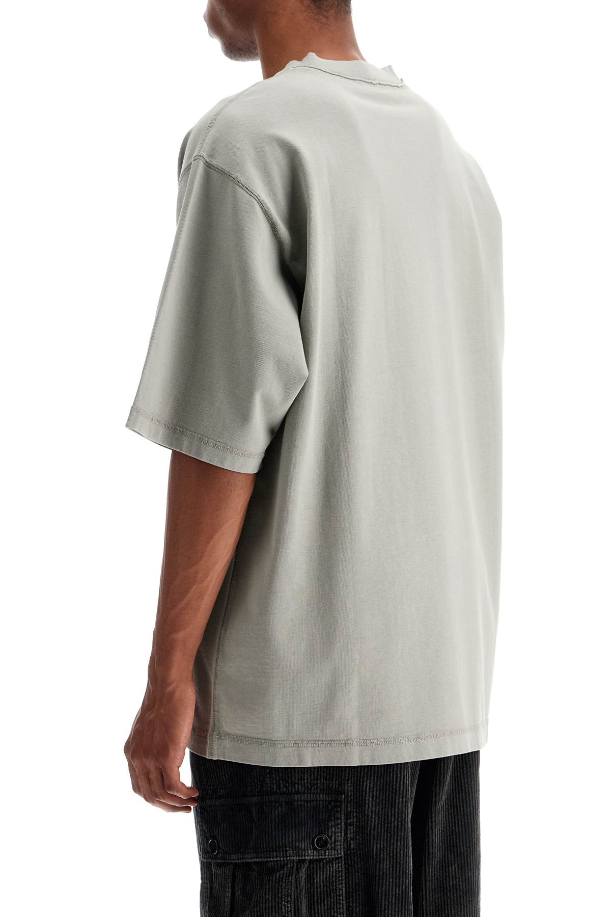 Dolce & Gabbana Logo-print Cotton T-shirt In Grigio Chiaro 5 (grey)