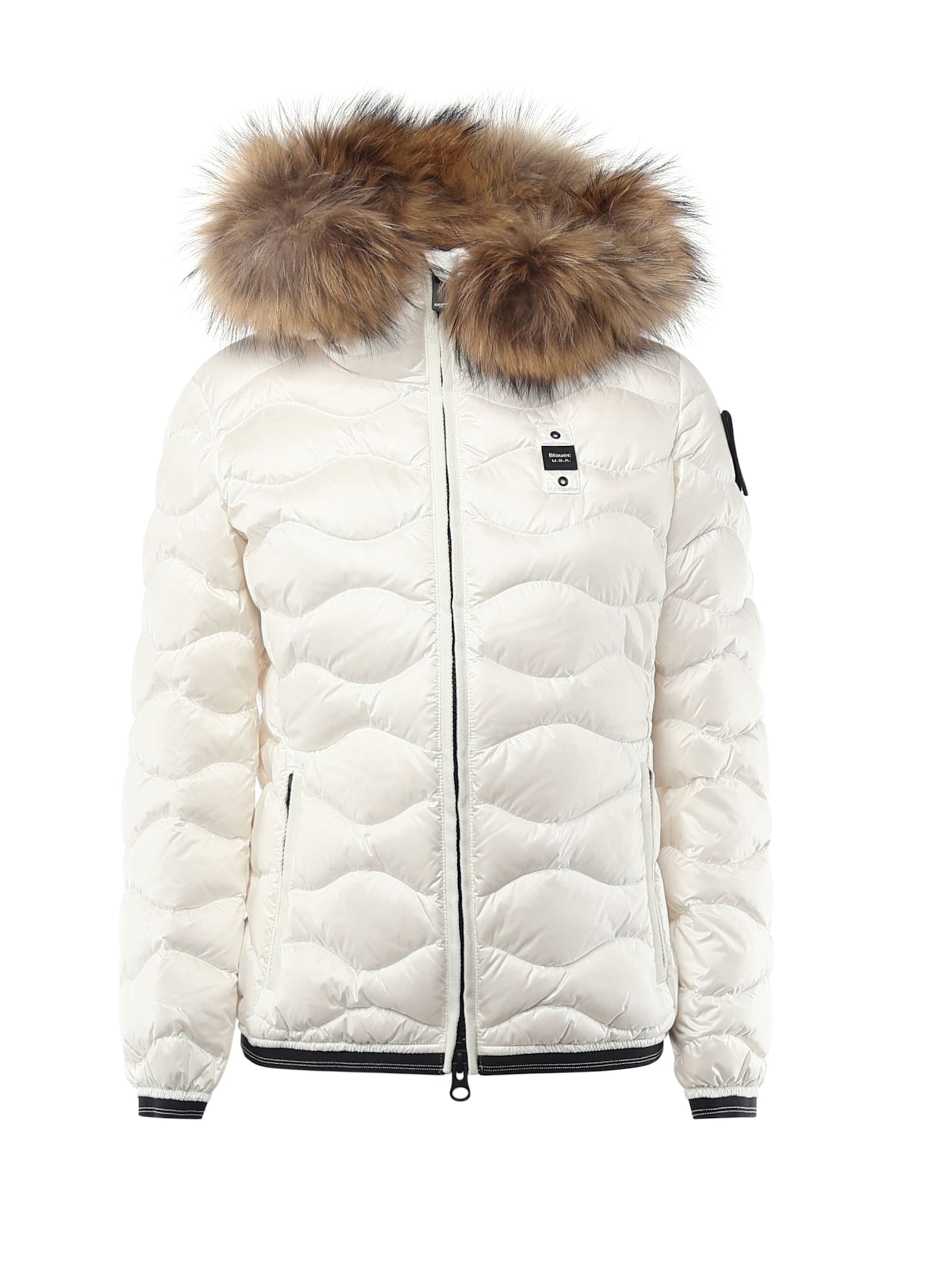 Down Jacket With Fur Trim Aldie