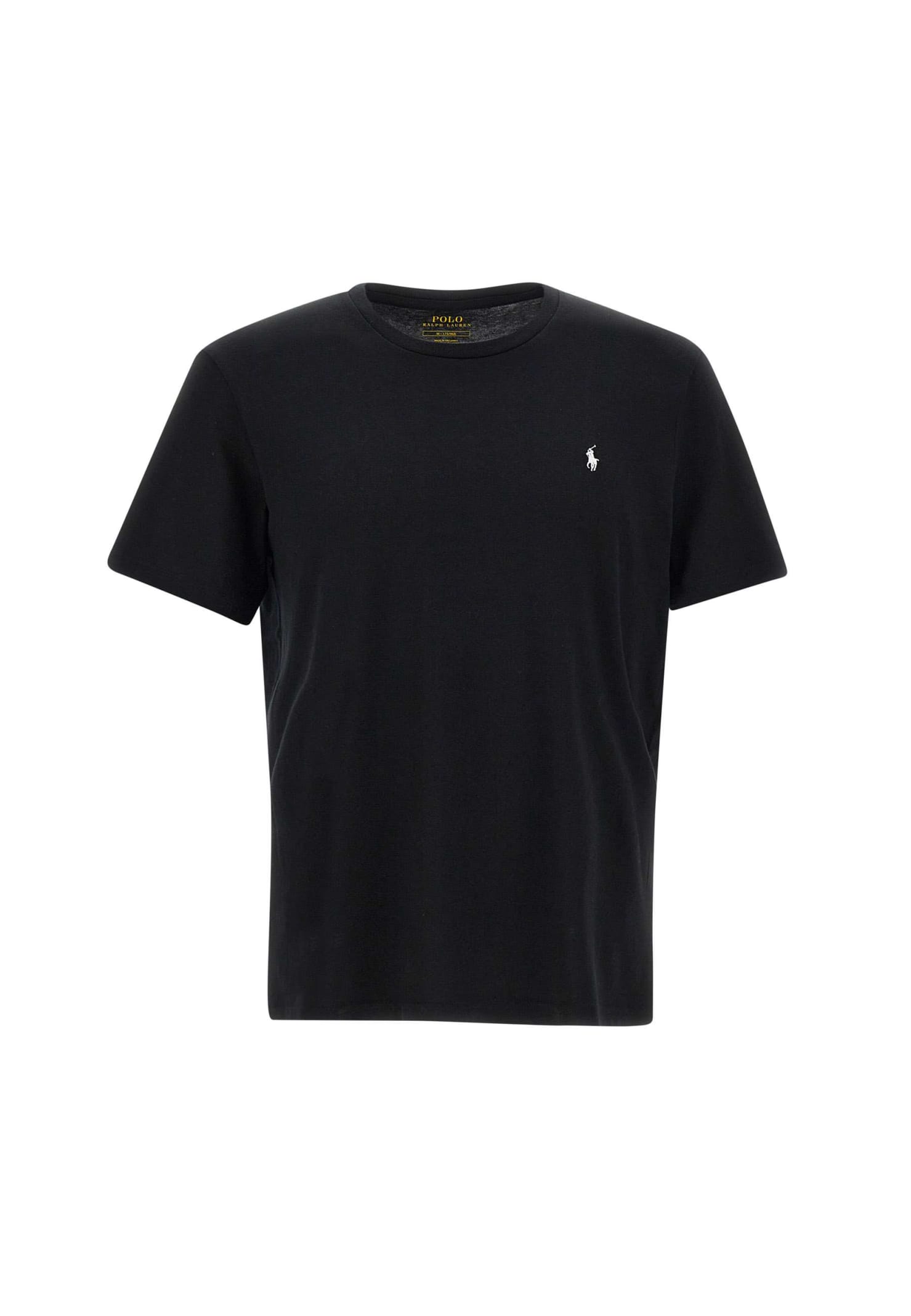 Polo Ralph Lauren Core Replen Cotton T-shirt In Black