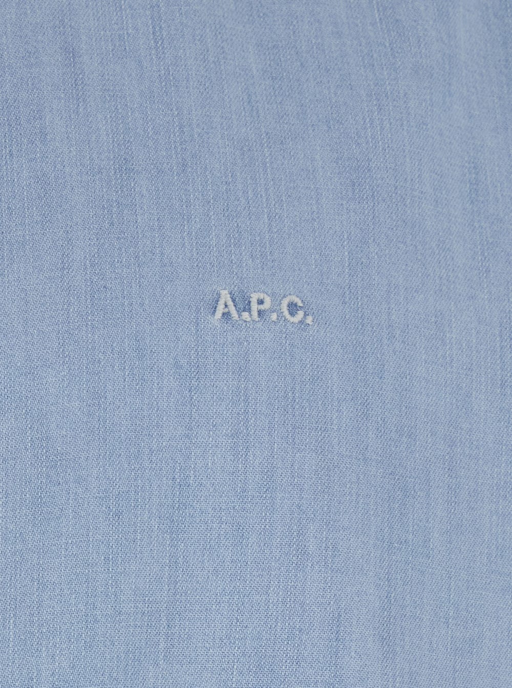 Apc A.p.c. Chemise Mathias In Light Blue