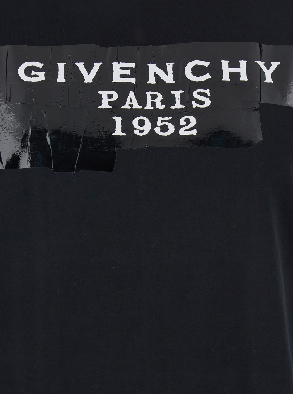 Givenchy Crew-neck Short Sleeve Graphic Cotton T-shirt In Black