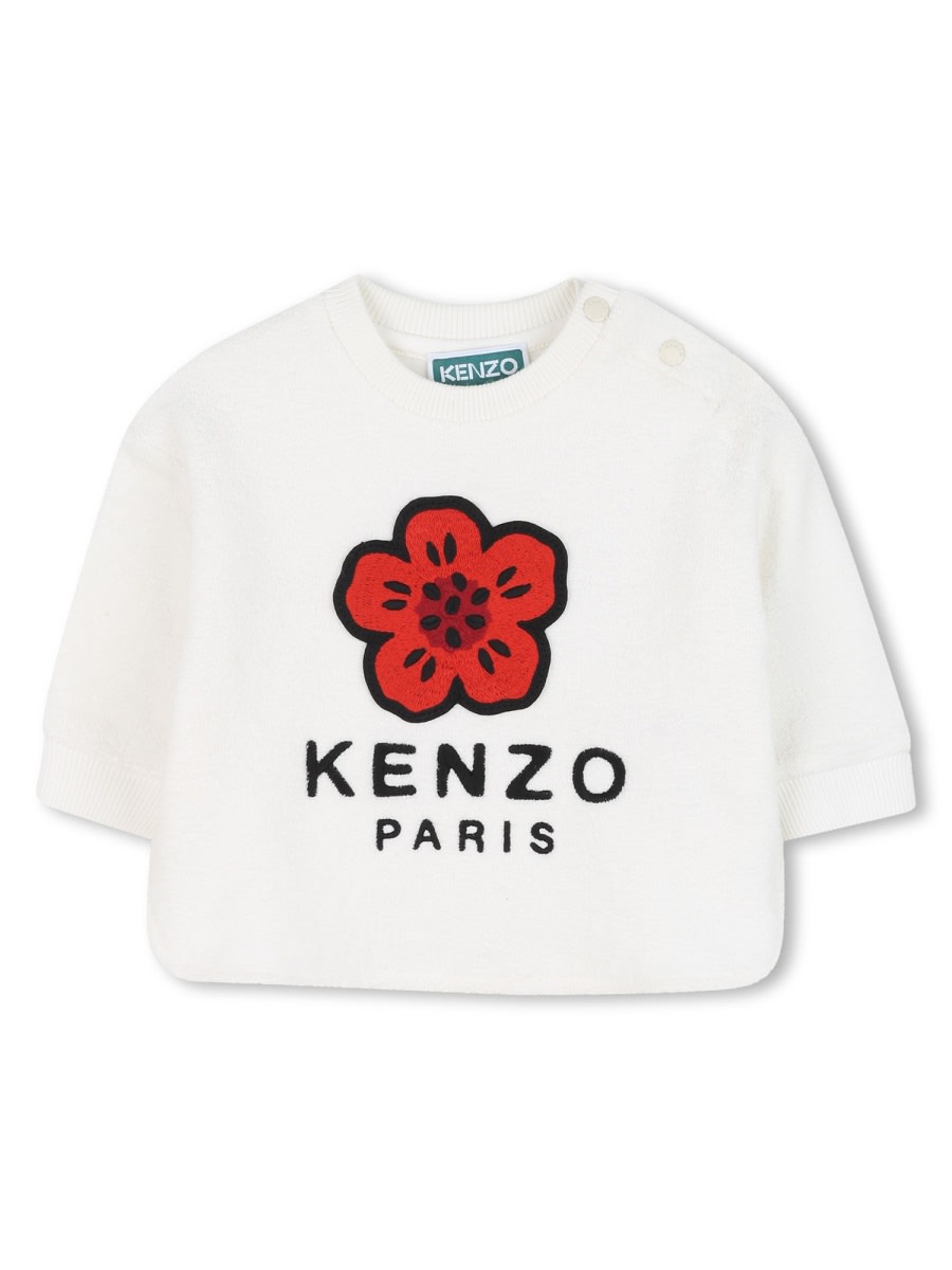 Kenzo Sweatshirt With Pants Set In White
