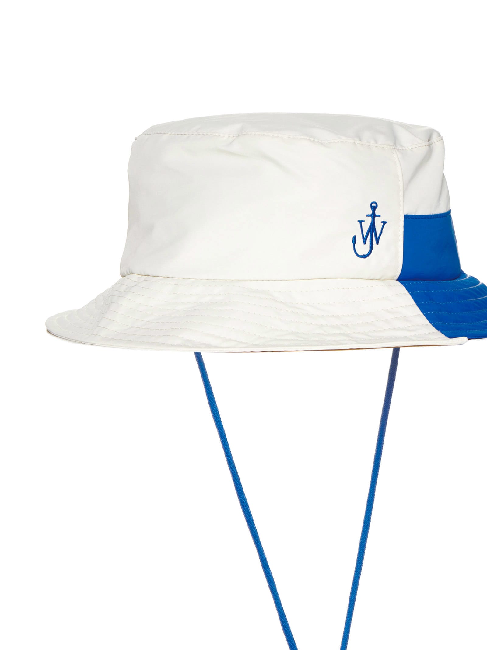 Shop Jw Anderson Hat In White/blue