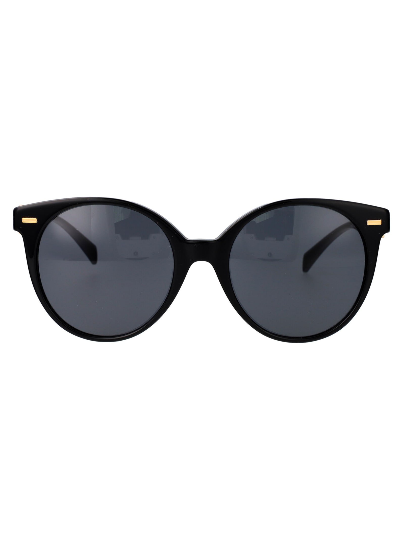 Shop Versace 0ve4442 Sunglasses In Gb1/87 Black