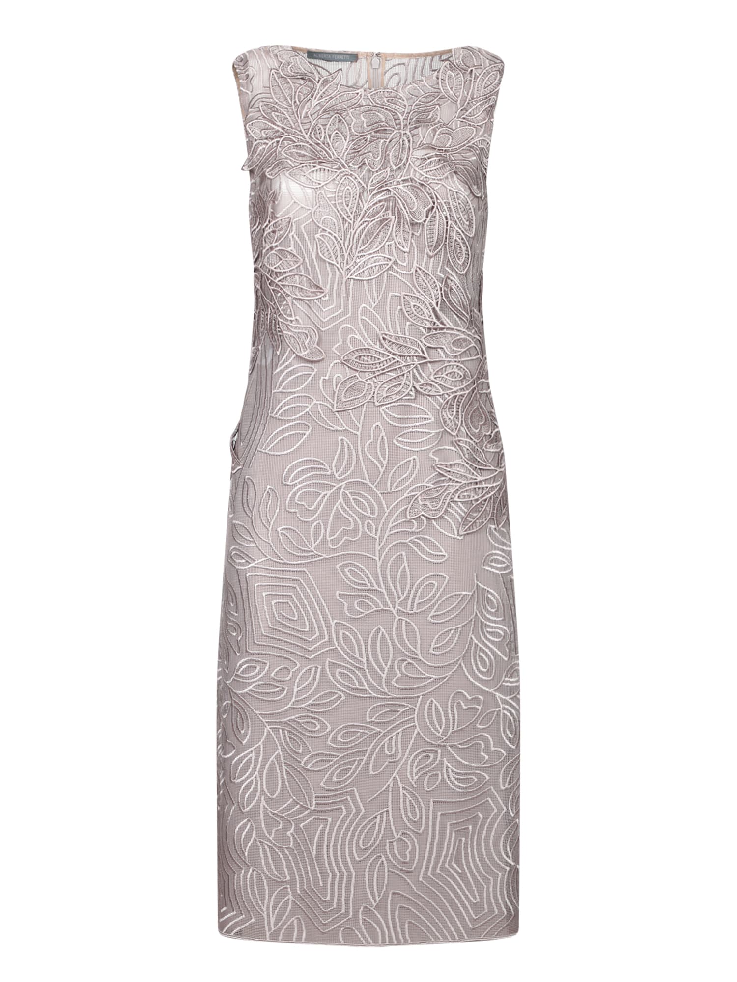 Alberta Ferretti Alberta Ferreti Macrame Foliage Midi Dress
