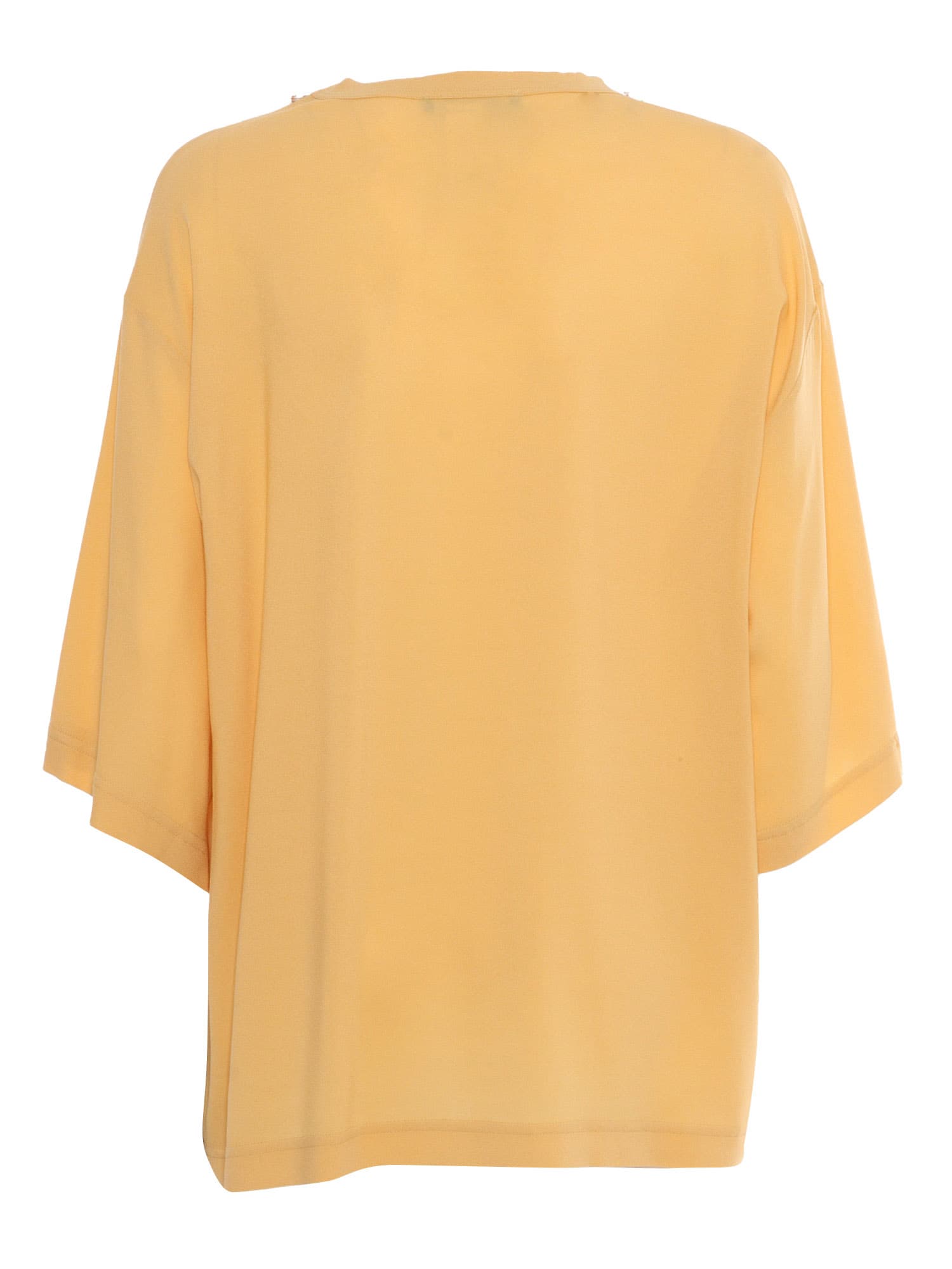 Shop Fabiana Filippi Ocher Sweater In Yellow