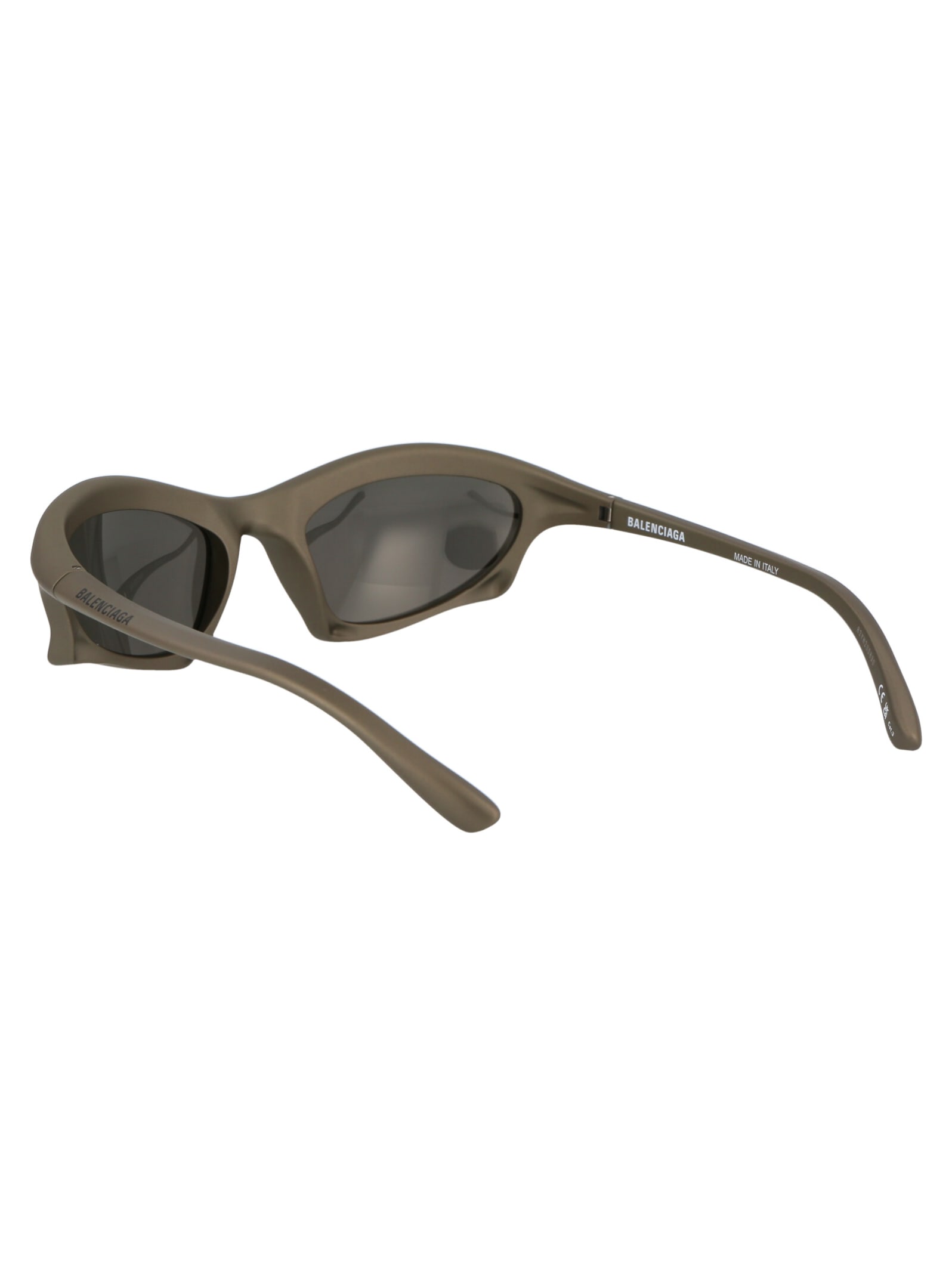 Balenciaga Bb0229s Sunglasses In 002 Ruthenium Ruthenium Silver