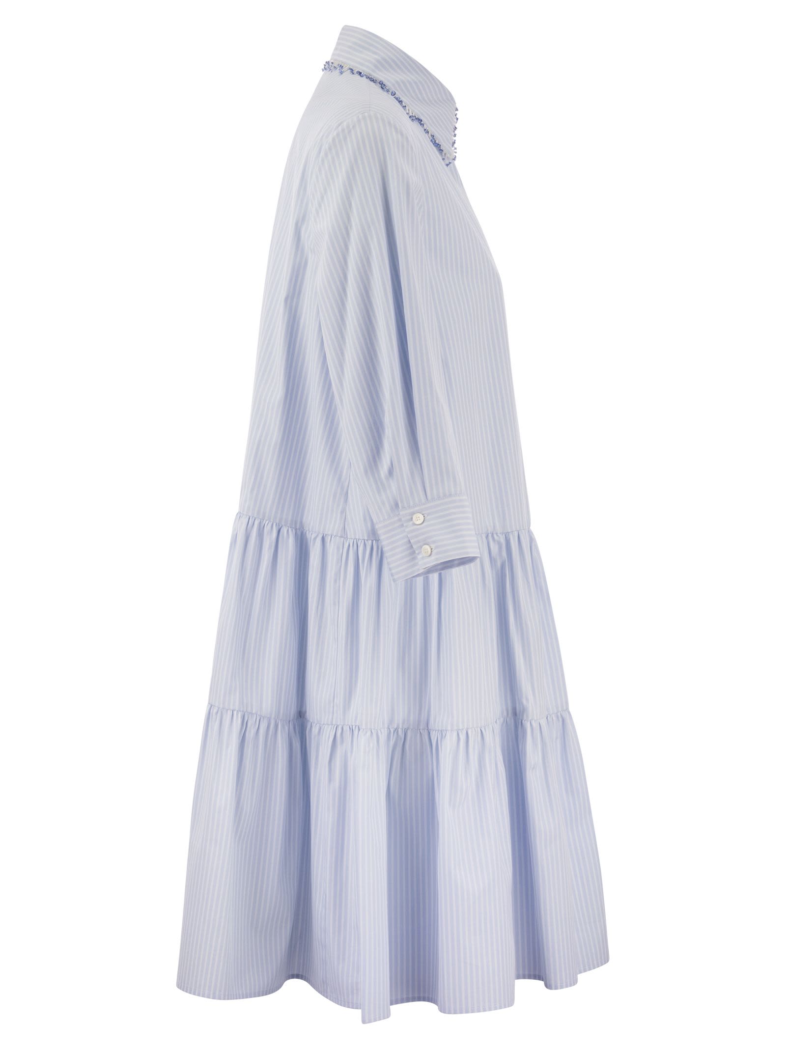 Shop Fabiana Filippi Organic Cotton Chemise Dress
