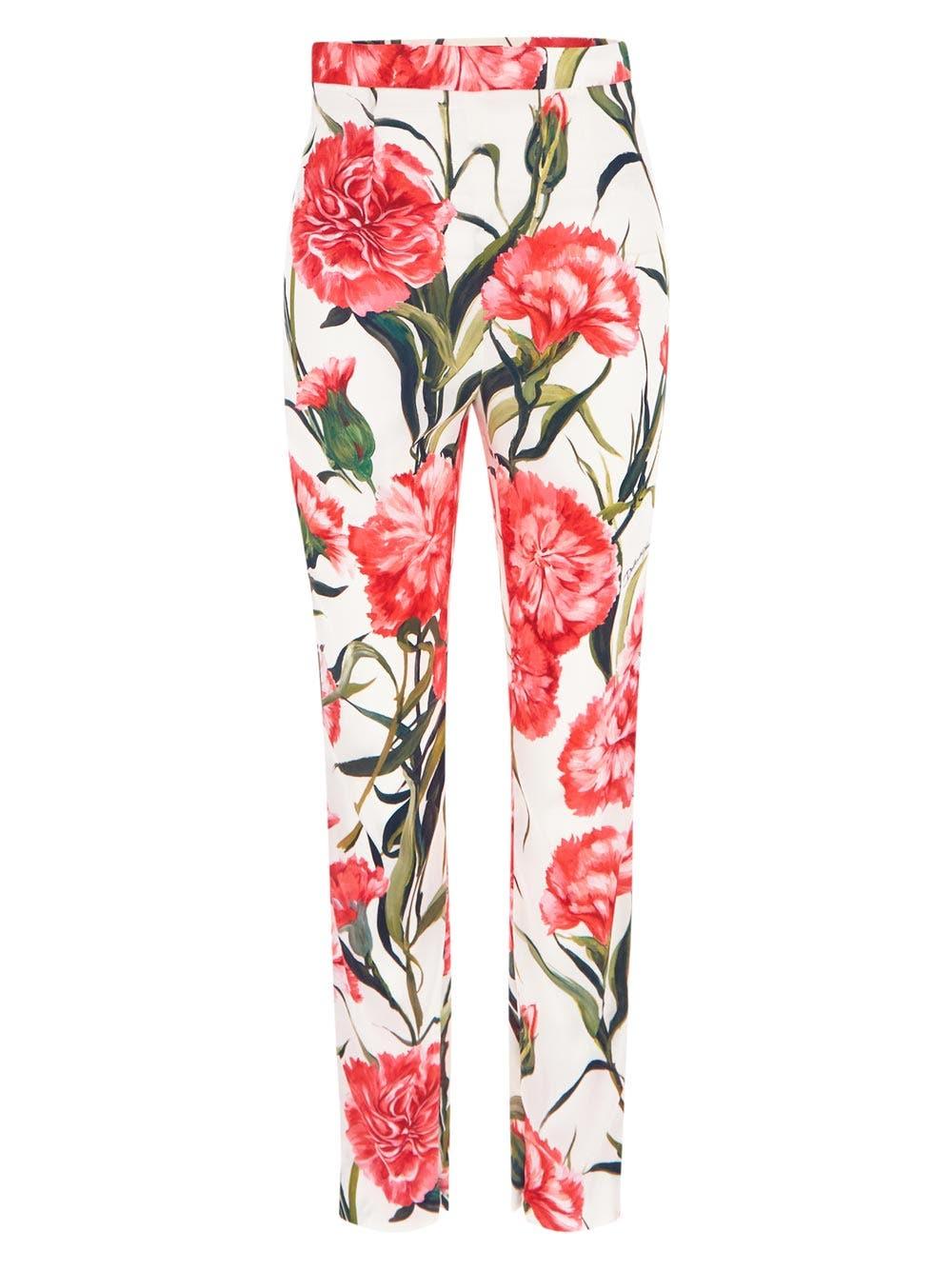 Dolce & Gabbana Carnations Trousers