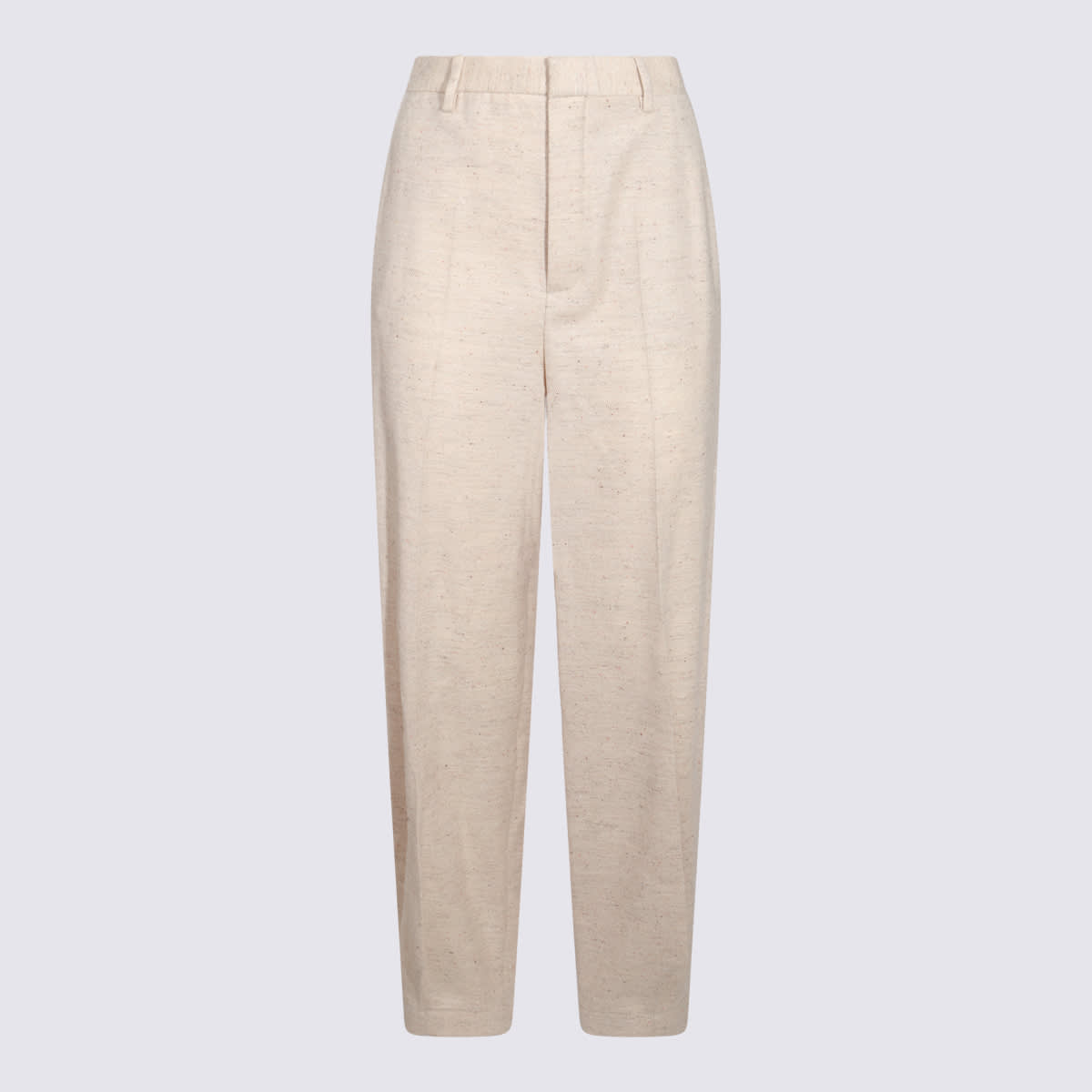 Cream Wool Pants