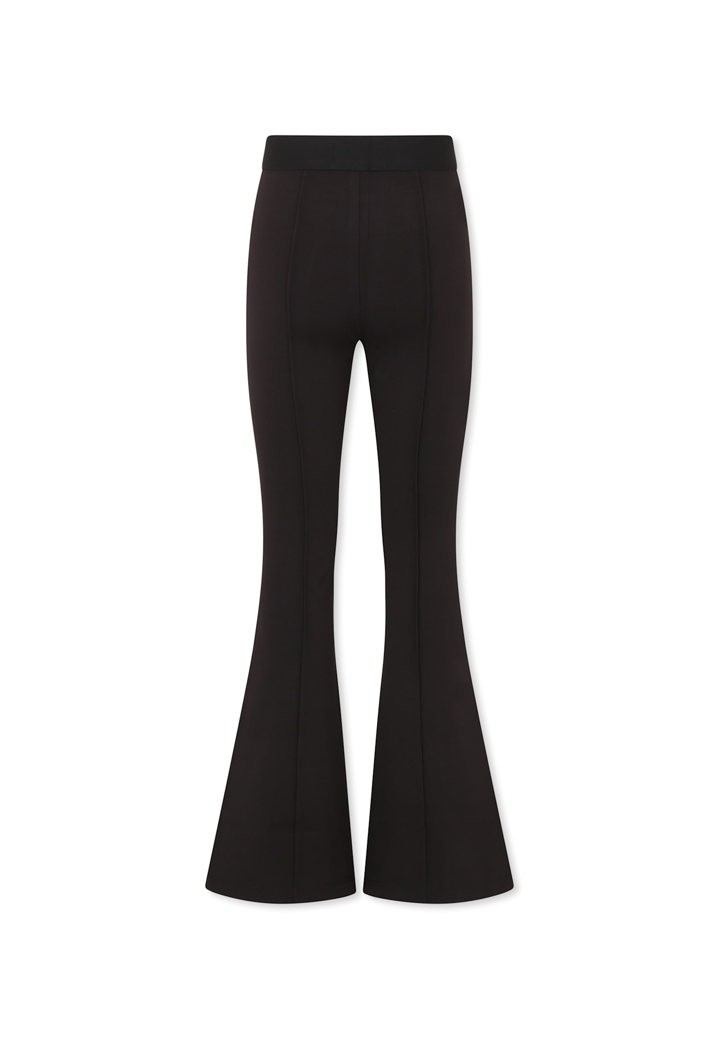 Calvin Klein Flared Trousers In Black