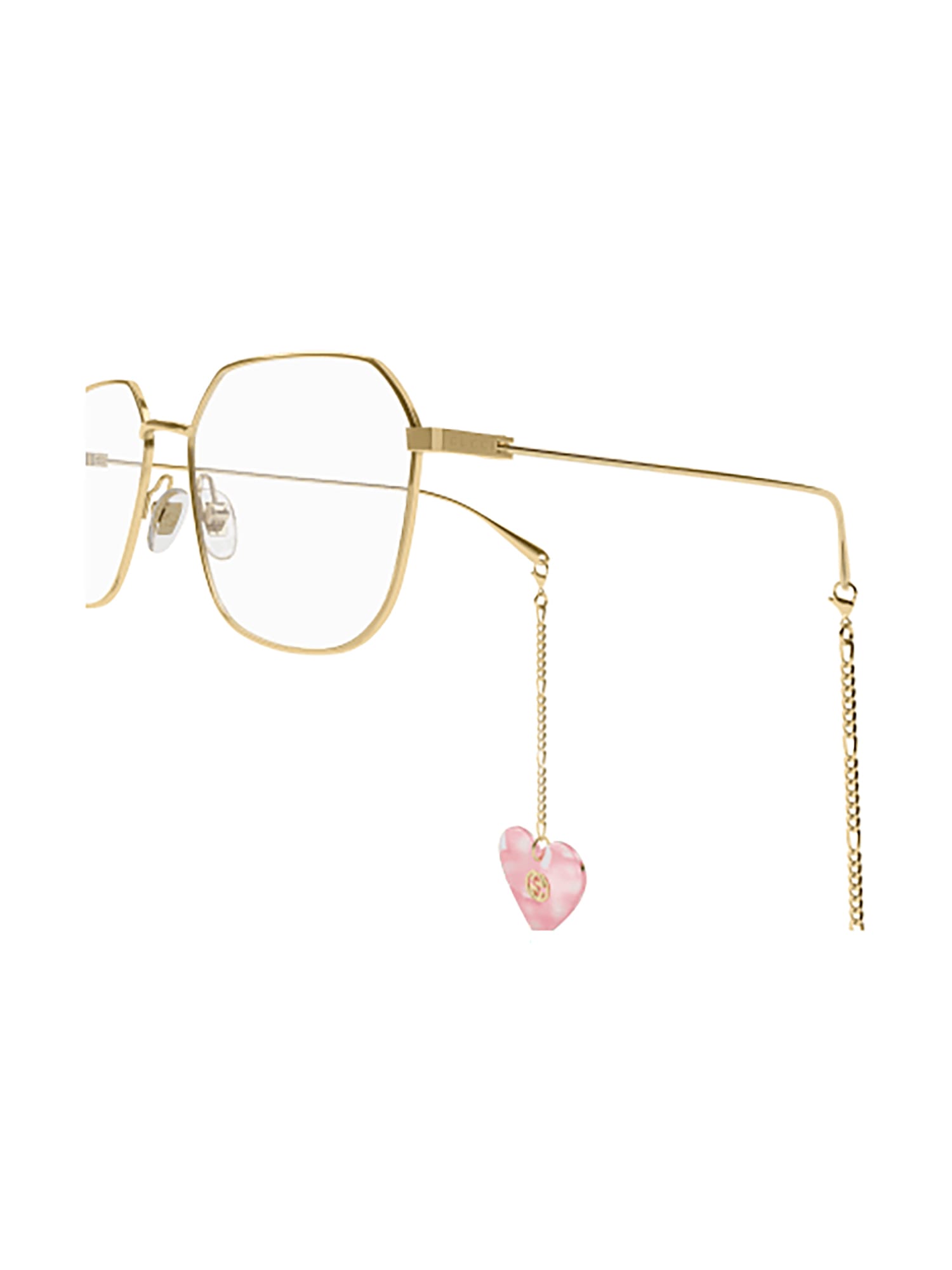 Shop Gucci Gg1032o Eyewear In Gold Gold Transparent