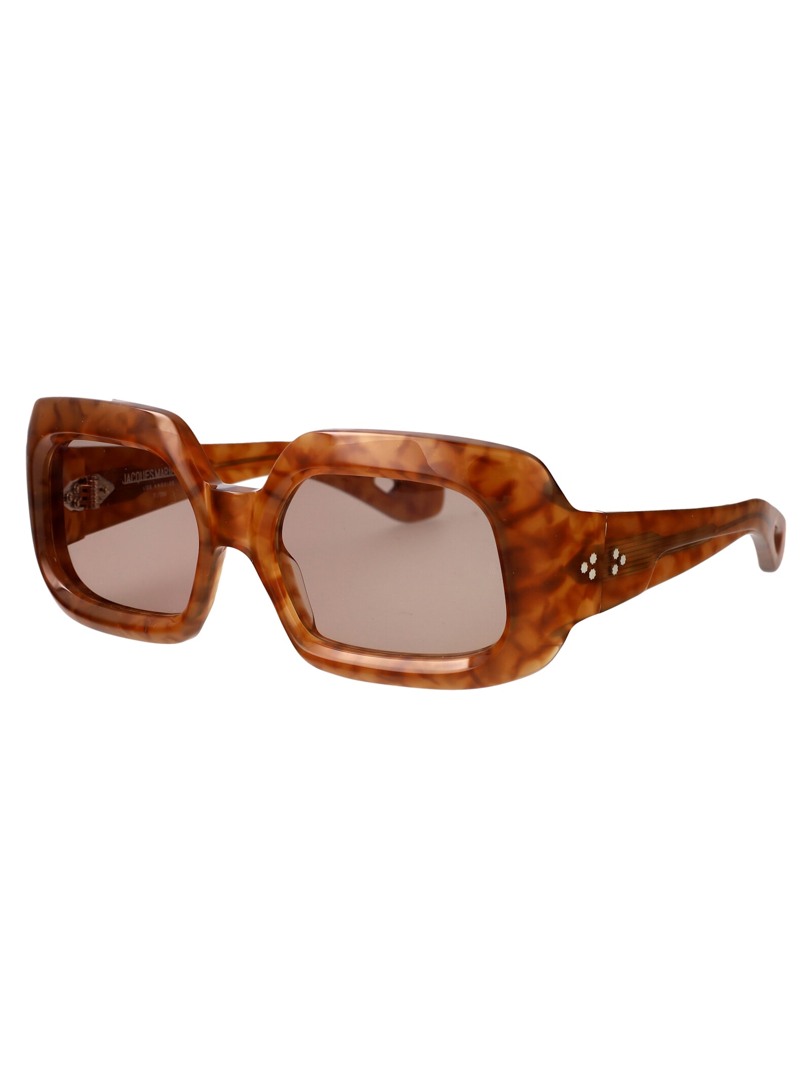 Shop Jacques Marie Mage Starcastle Sunglasses In Teddy Tan