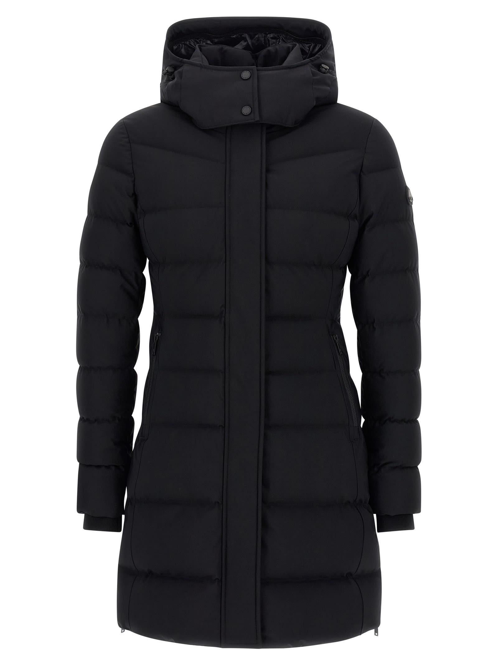 Moose Knuckles Watershed 3 Parka Puffer Jackets Black In Black