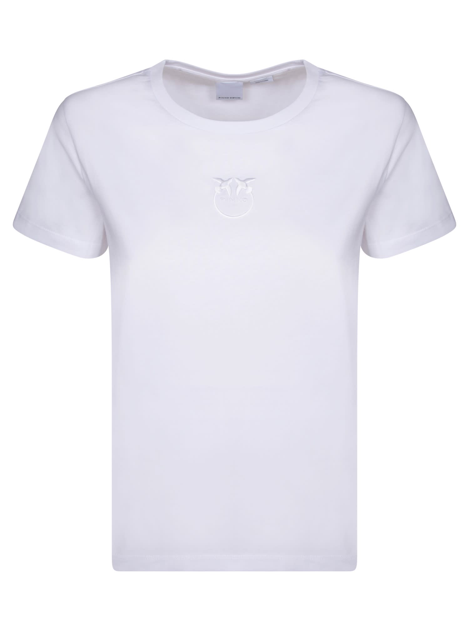 Shop Pinko Busssolotto White T-shirt