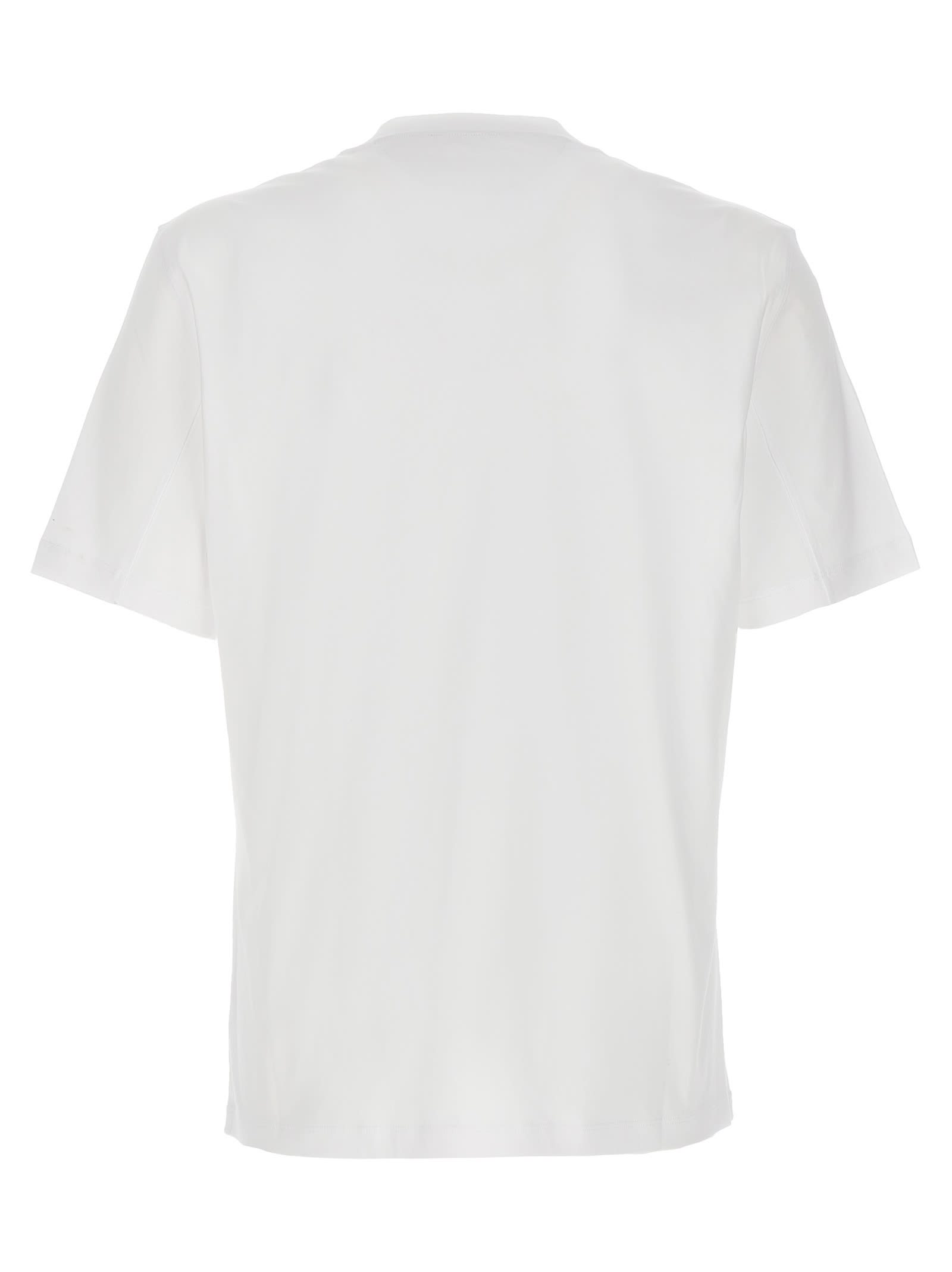 Shop Brunello Cucinelli Printed T-shirt In White
