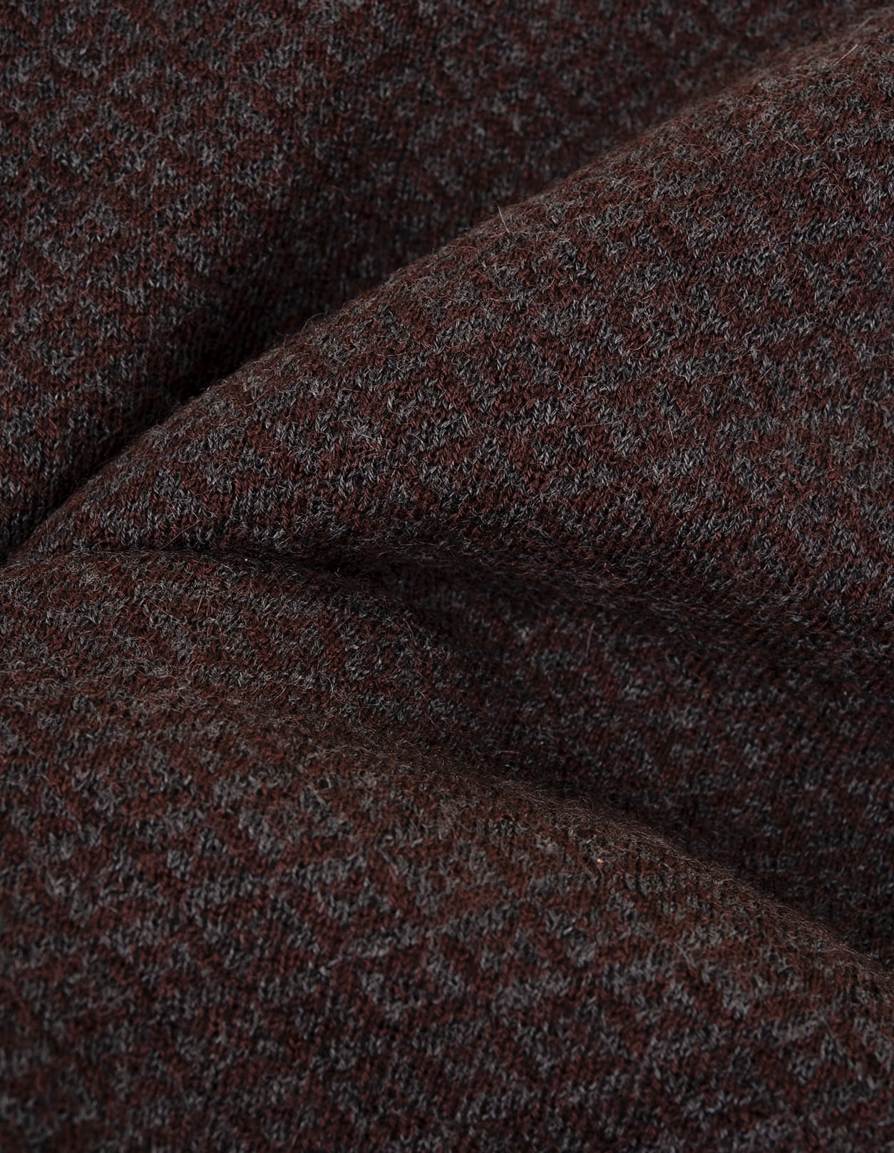 Shop Kiton Brown Cashmere Scarf With Jacquard Pattern