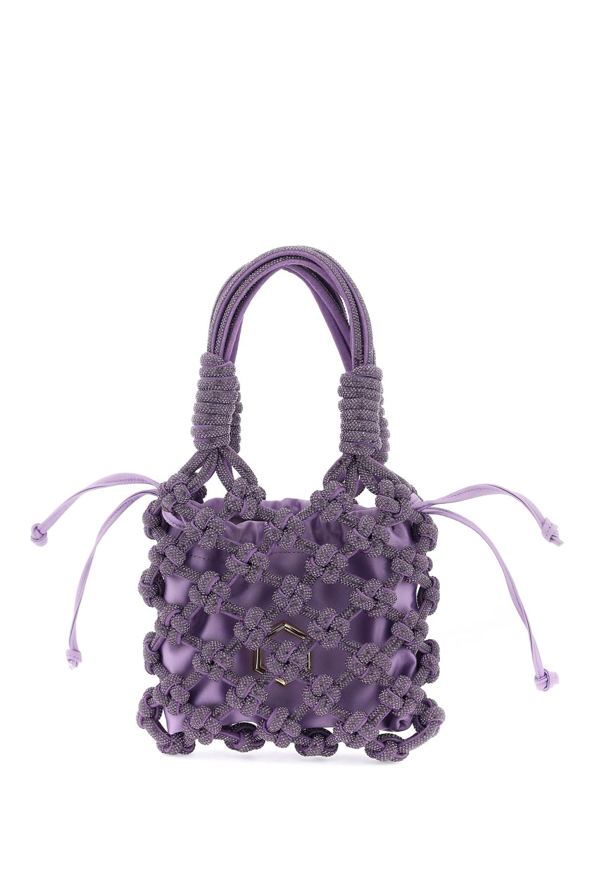 Shop Hibourama Lola Handbag Purse Tote In Tanzanite (purple)