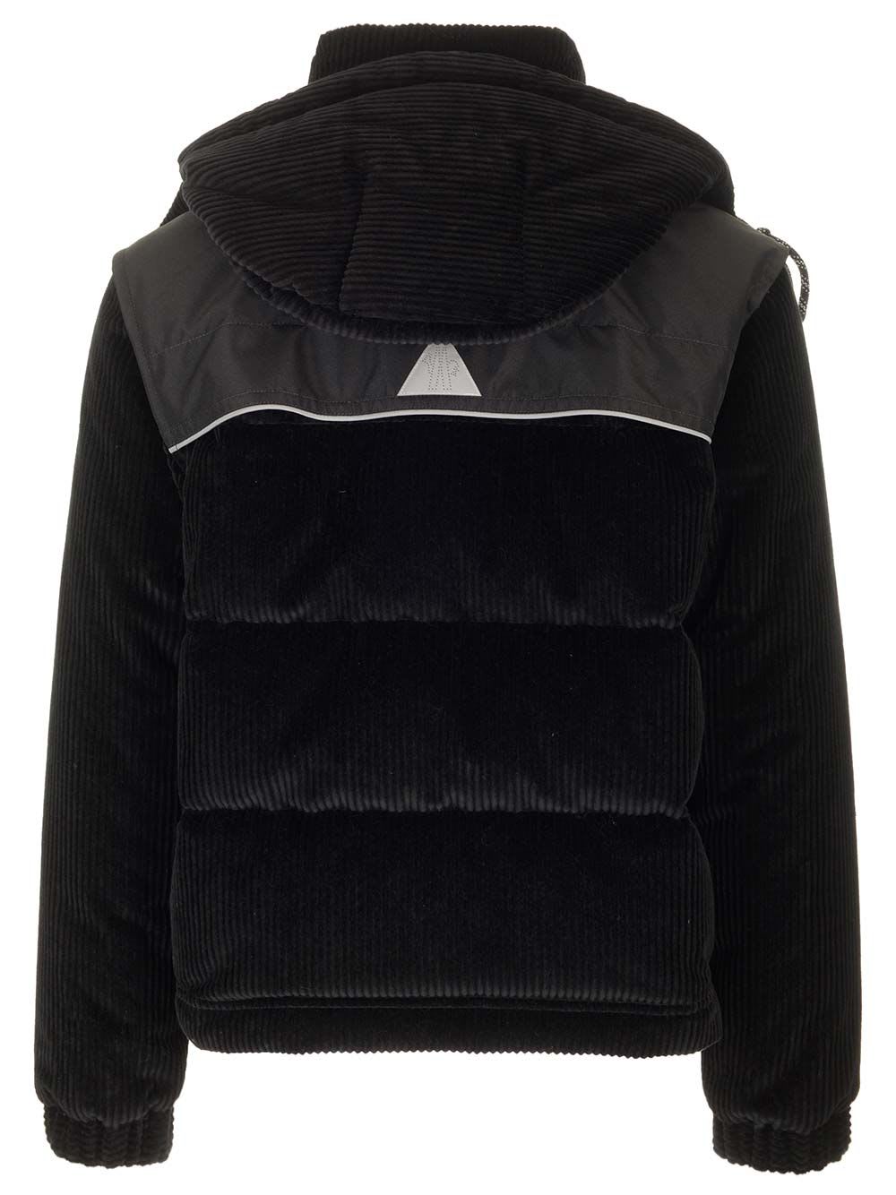 Shop Moncler Short Desot Down Jacket In Black